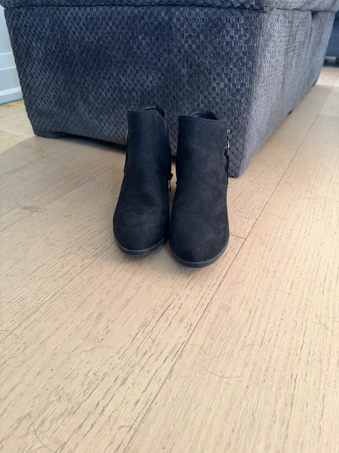 Black ankle boots