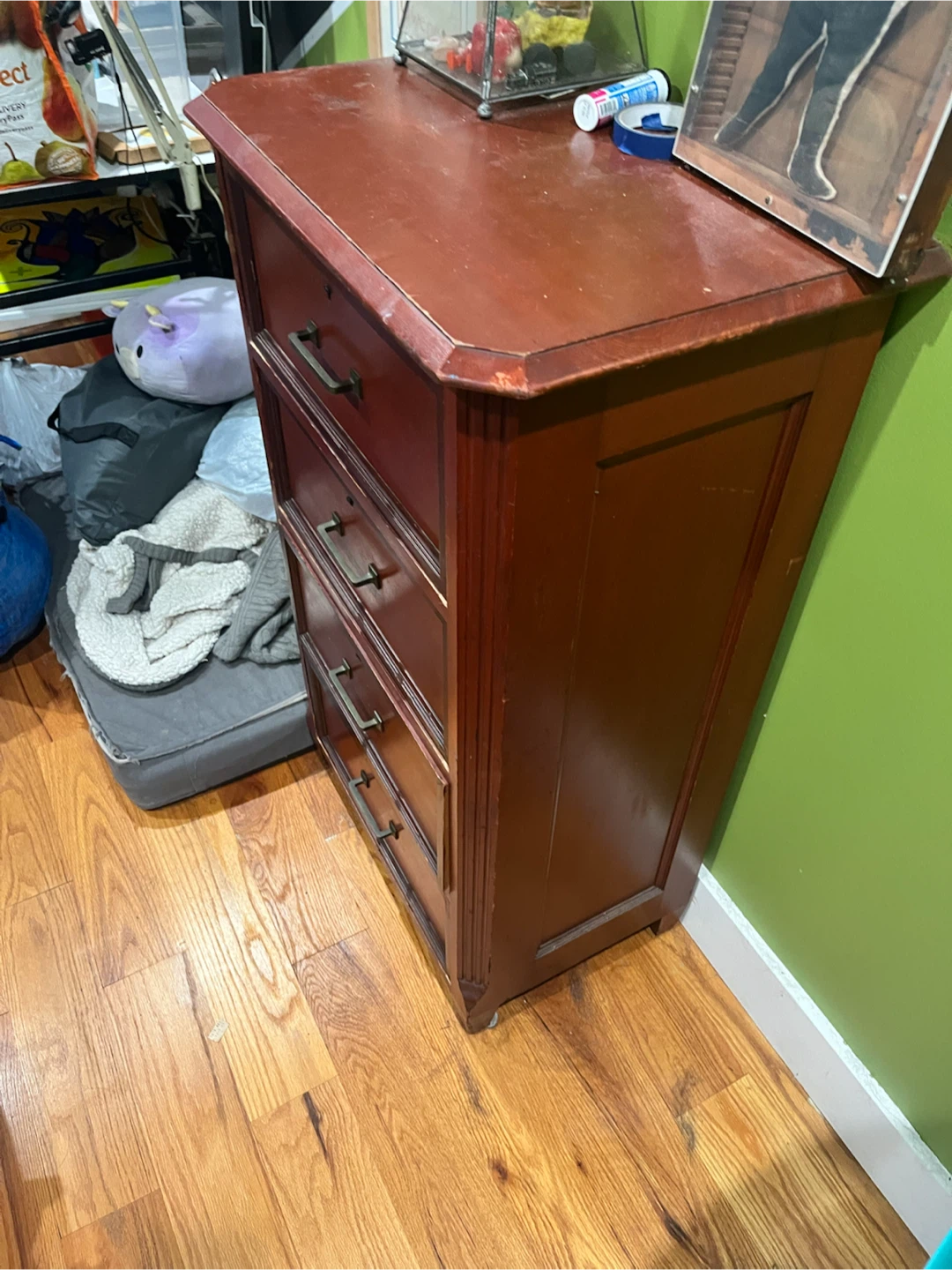 wooden dresser with 4 Drawers - photo 3