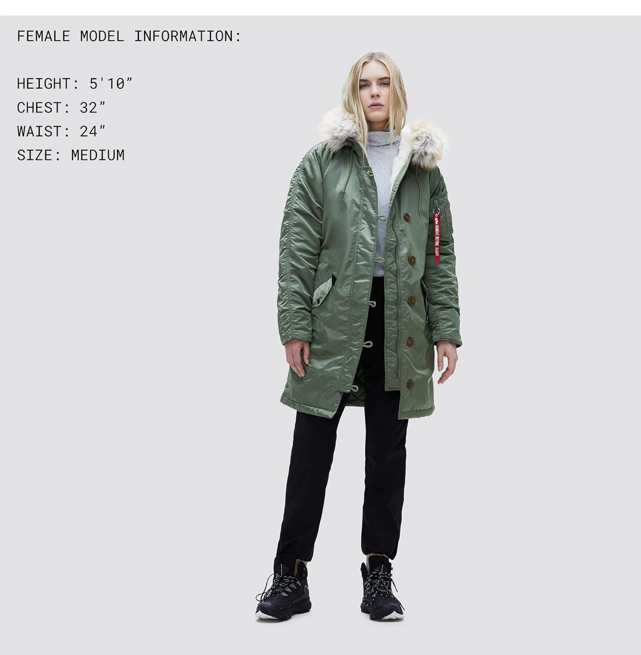 Alpha Industries women parka size S - photo 2