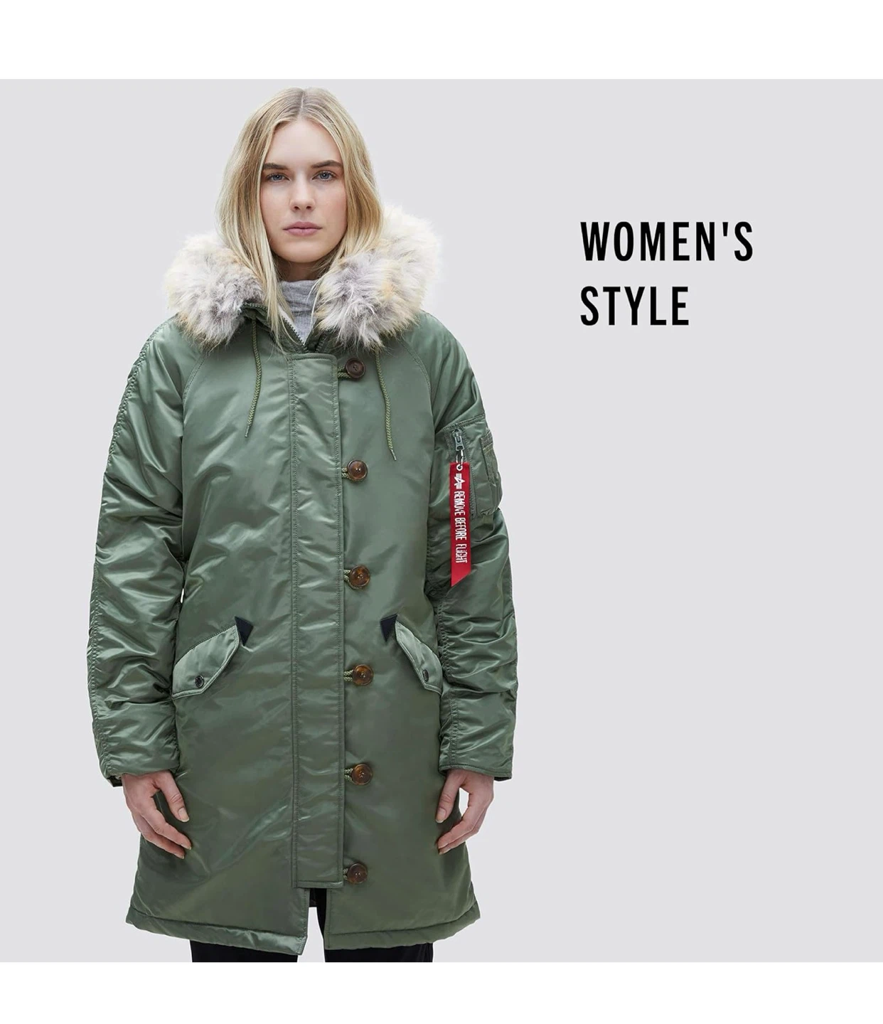 Alpha Industries women parka size S - photo 4