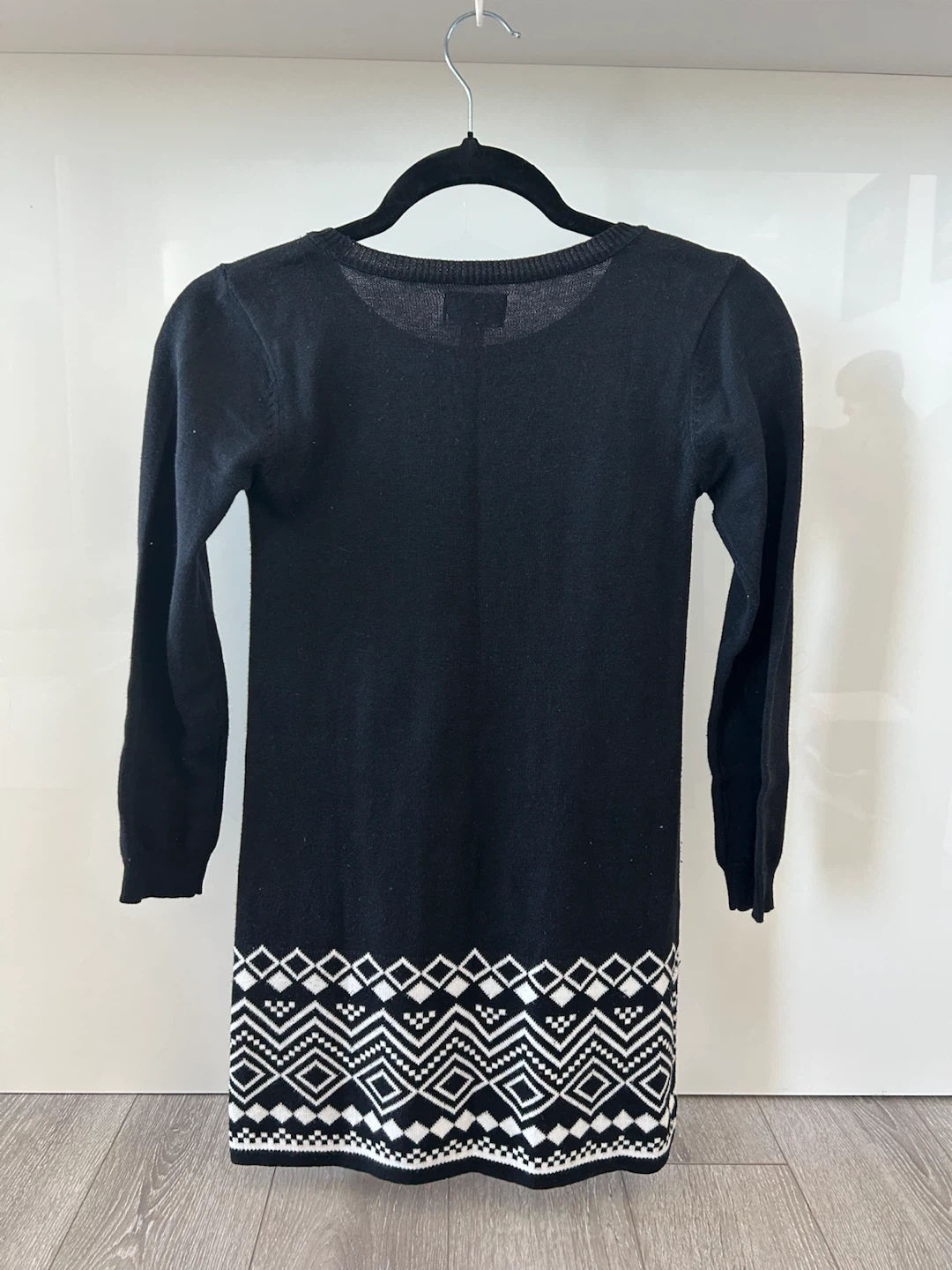 Children's Place Black Heart Pattern Sweater Dress - photo 4