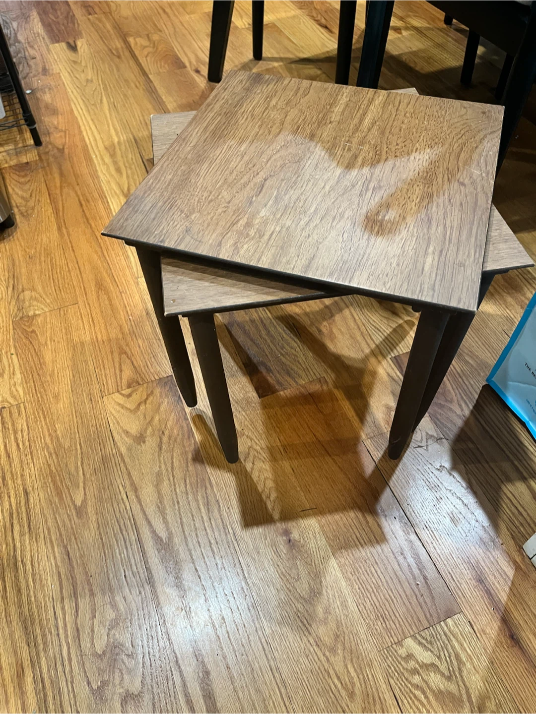 Set of Wooden Nesting Tables
