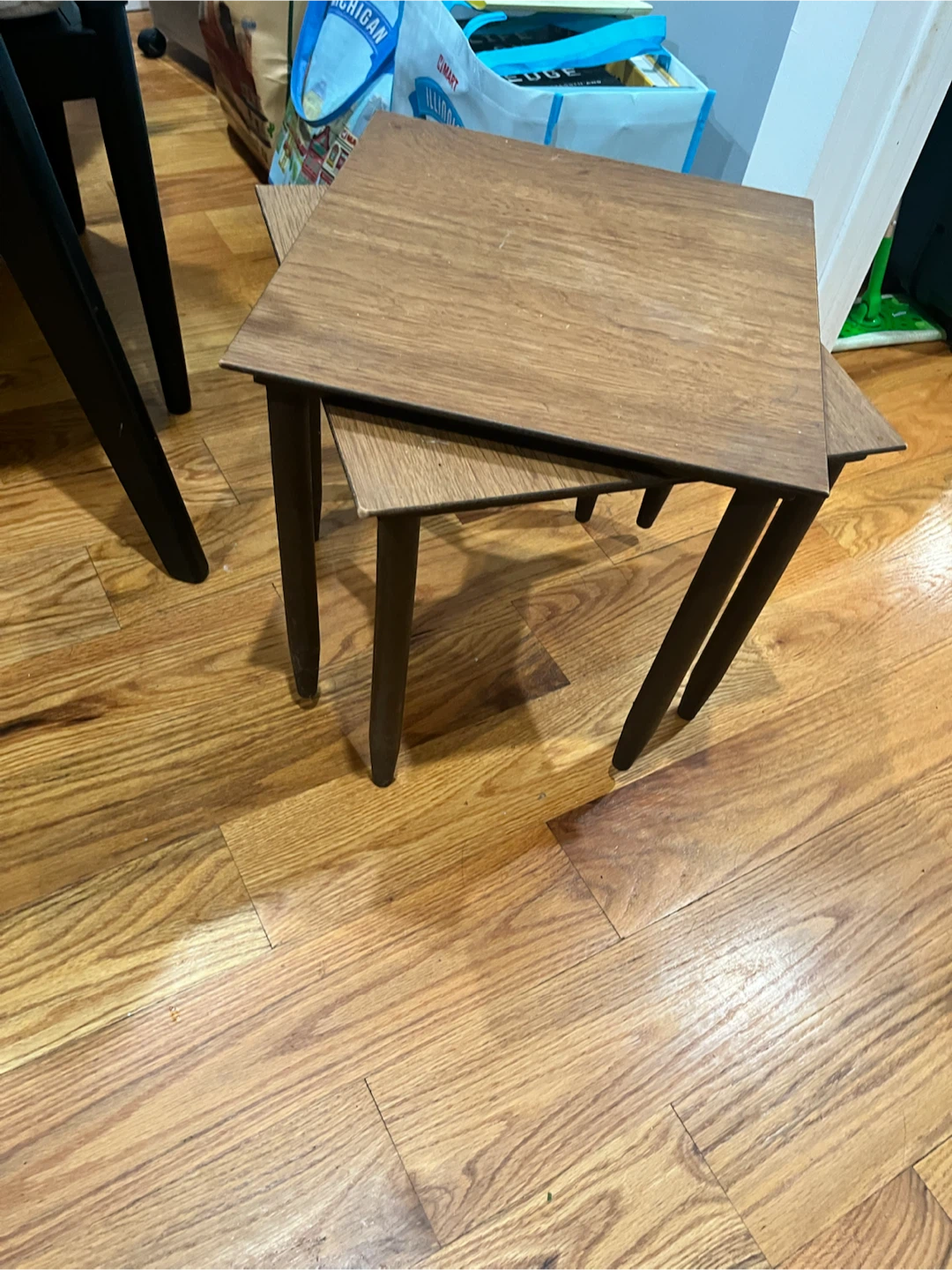 Set of Wooden Nesting Tables - photo 2