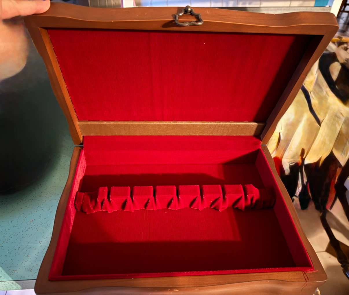 Wooden Silverware Storage Case - photo 2