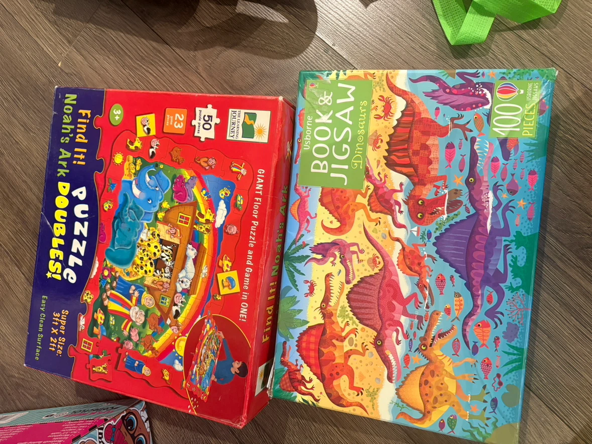 Buy a children's wooden easel and get 6 kinds of toys for free - photo 5