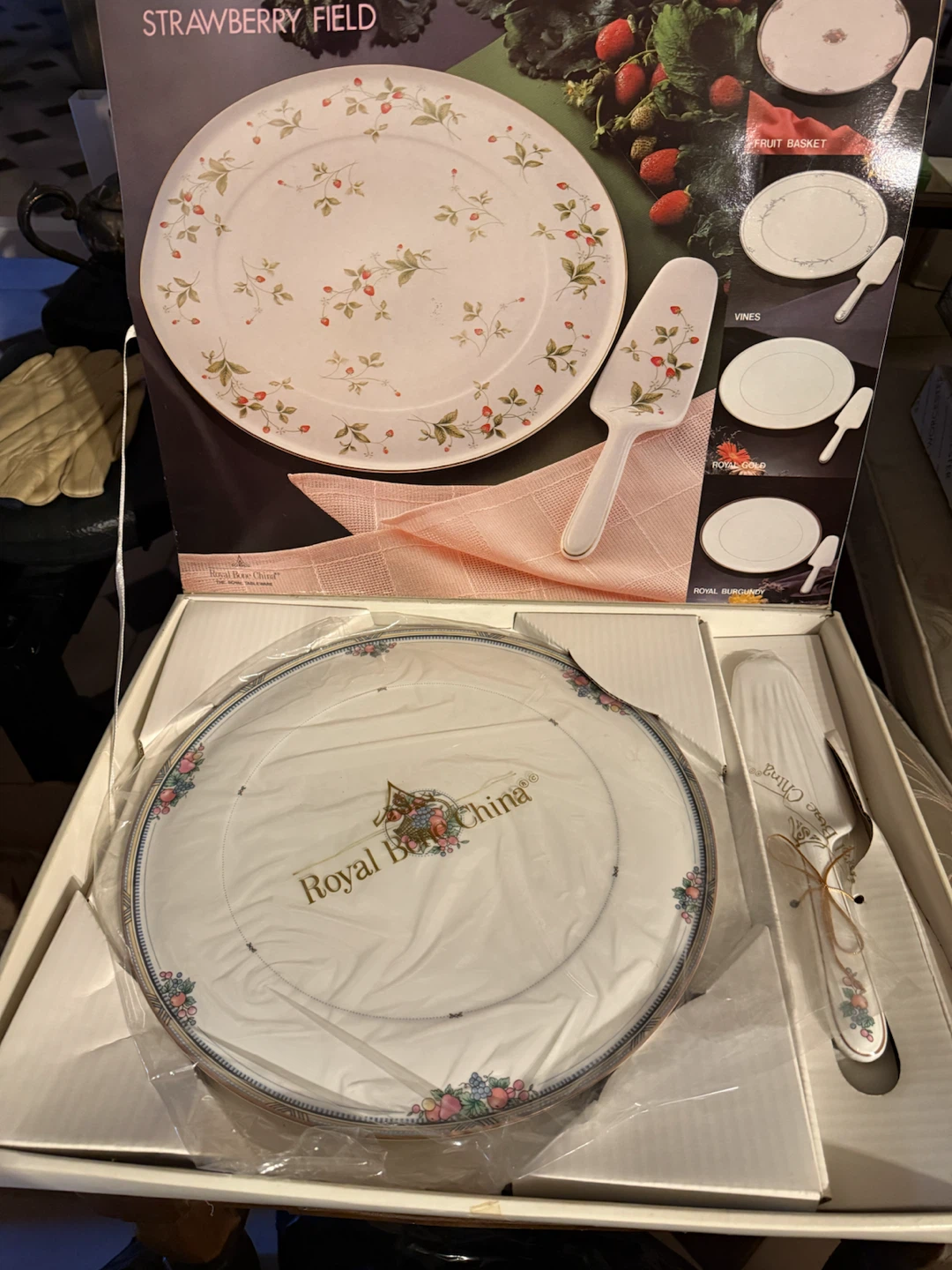 Royal Bone China Cake Set
