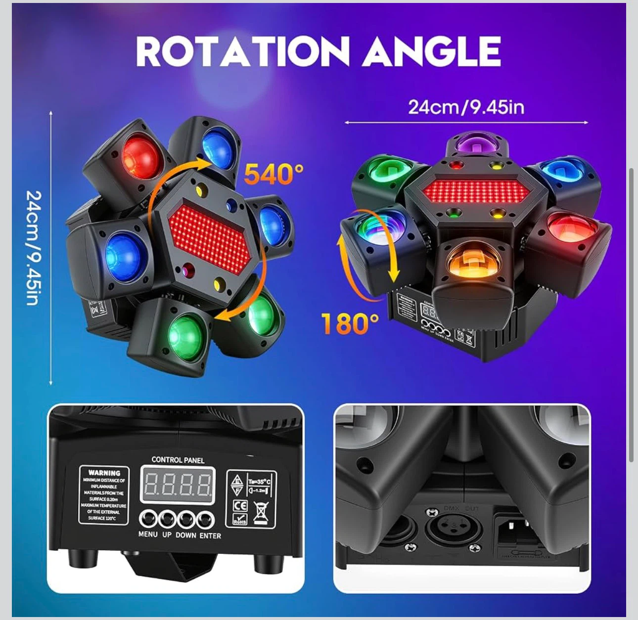 AtoParts Moving Head DJ Light - photo 5