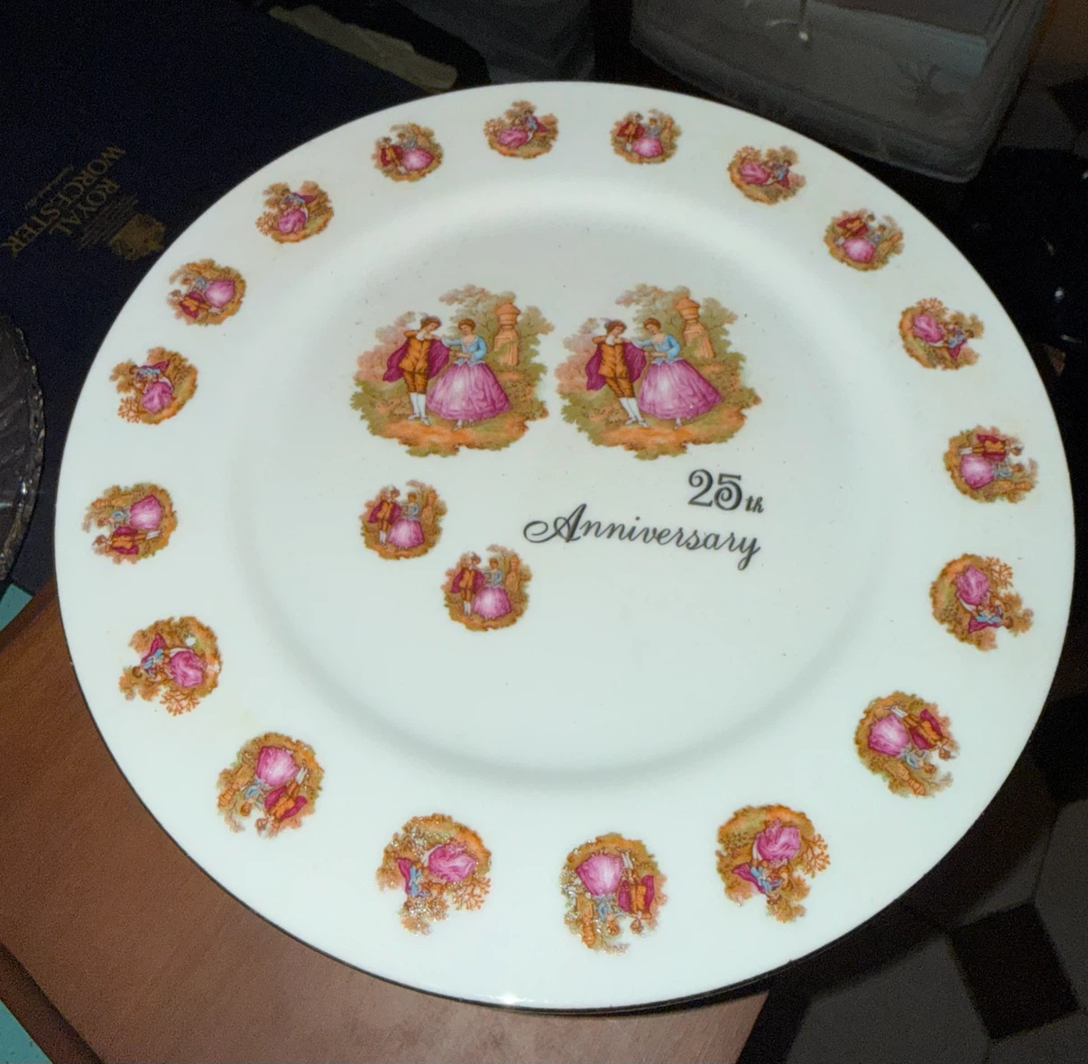 Royal Worcester 25th Anniversary Cake Stand