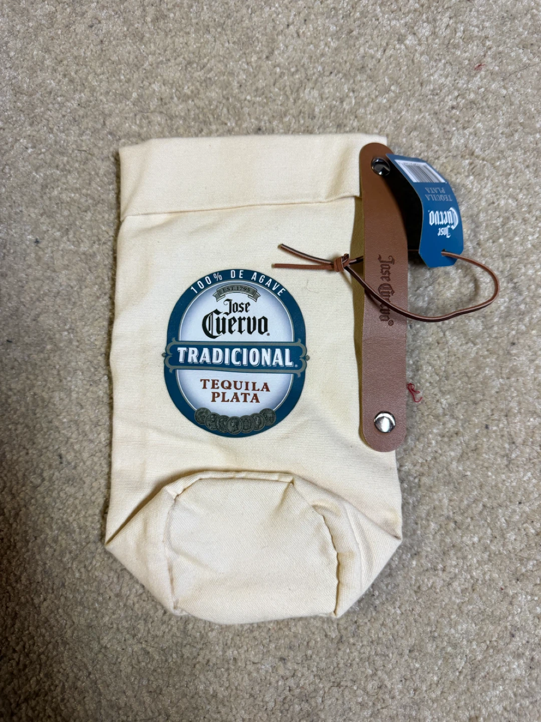 Jose Cuervo Tradicional Canvas Bottle Bag