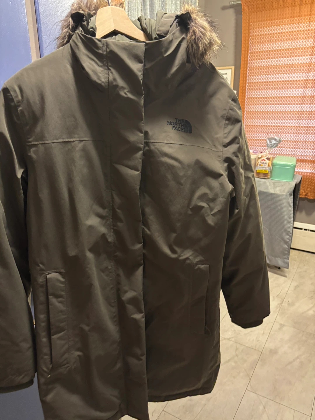 North face large parka