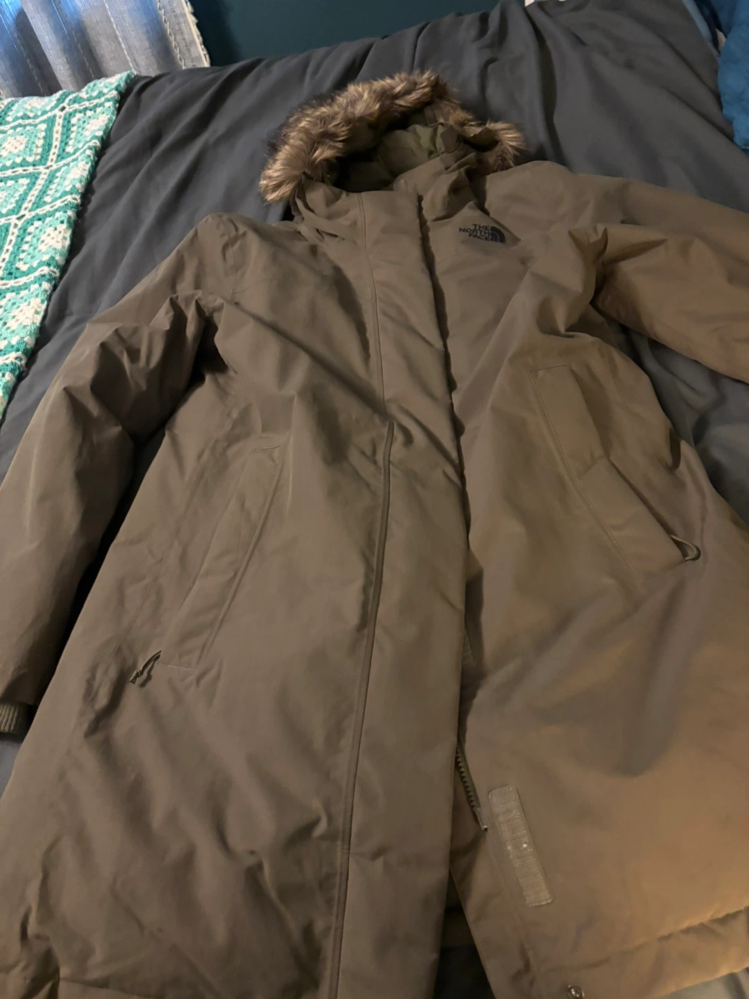 North face large parka - photo 3