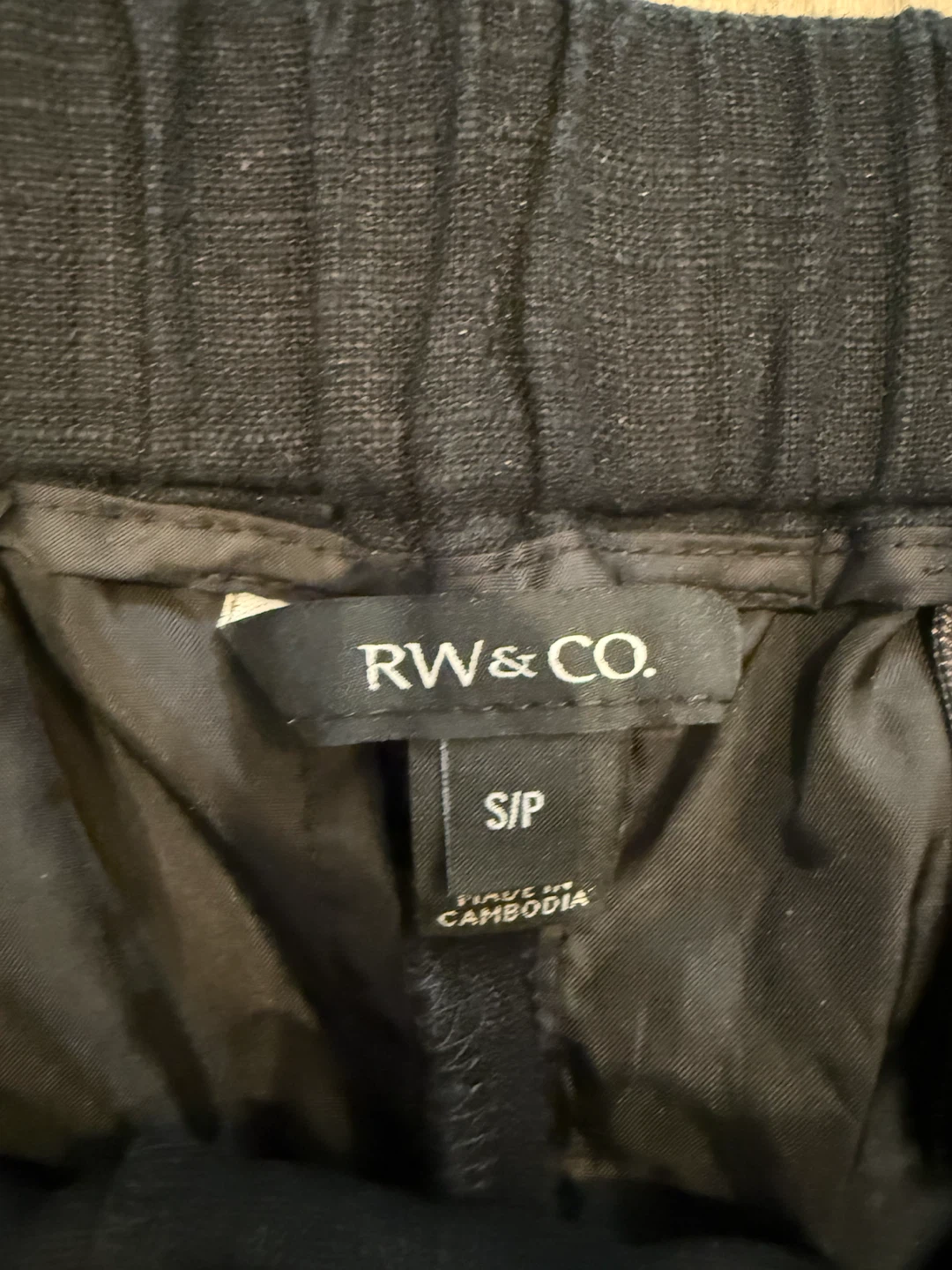 RW&CO. Black Linen Blend Shorts - photo 2