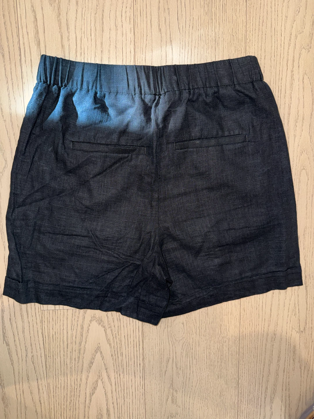 RW&CO. Black Linen Blend Shorts - photo 5