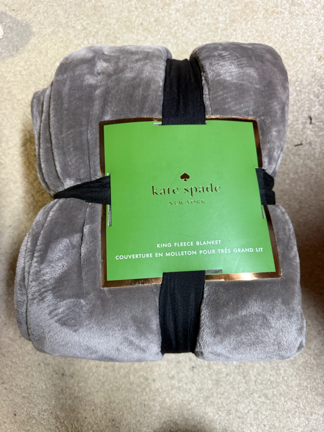 Kate Spade King Fleece Blanket