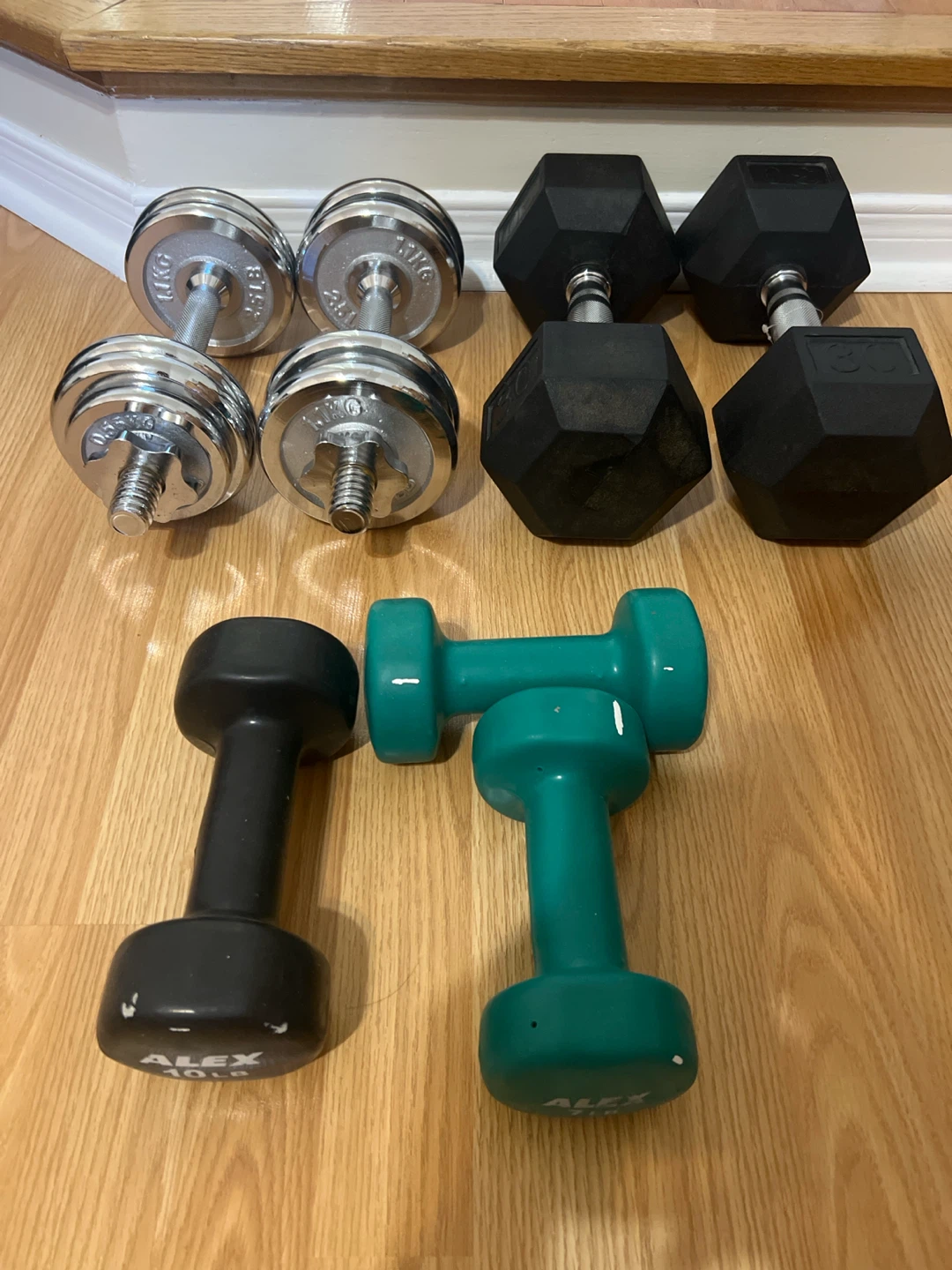 Assorted Dumbbell Set
