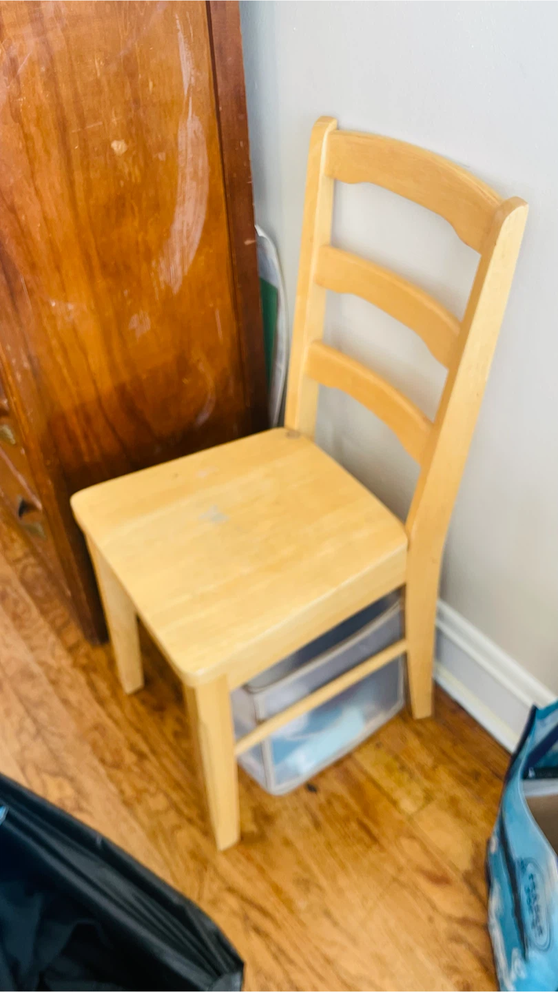 Light Wood Dining Set | 2 chairs and a table - photo 2