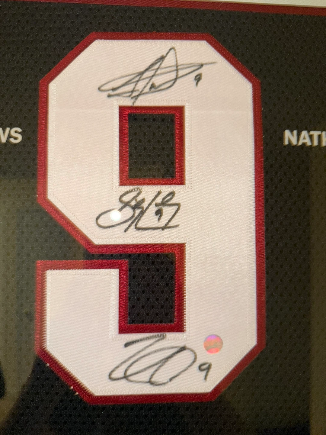 Shattuck-St. Mary's Triple Signed Milestone Jersey - photo 2