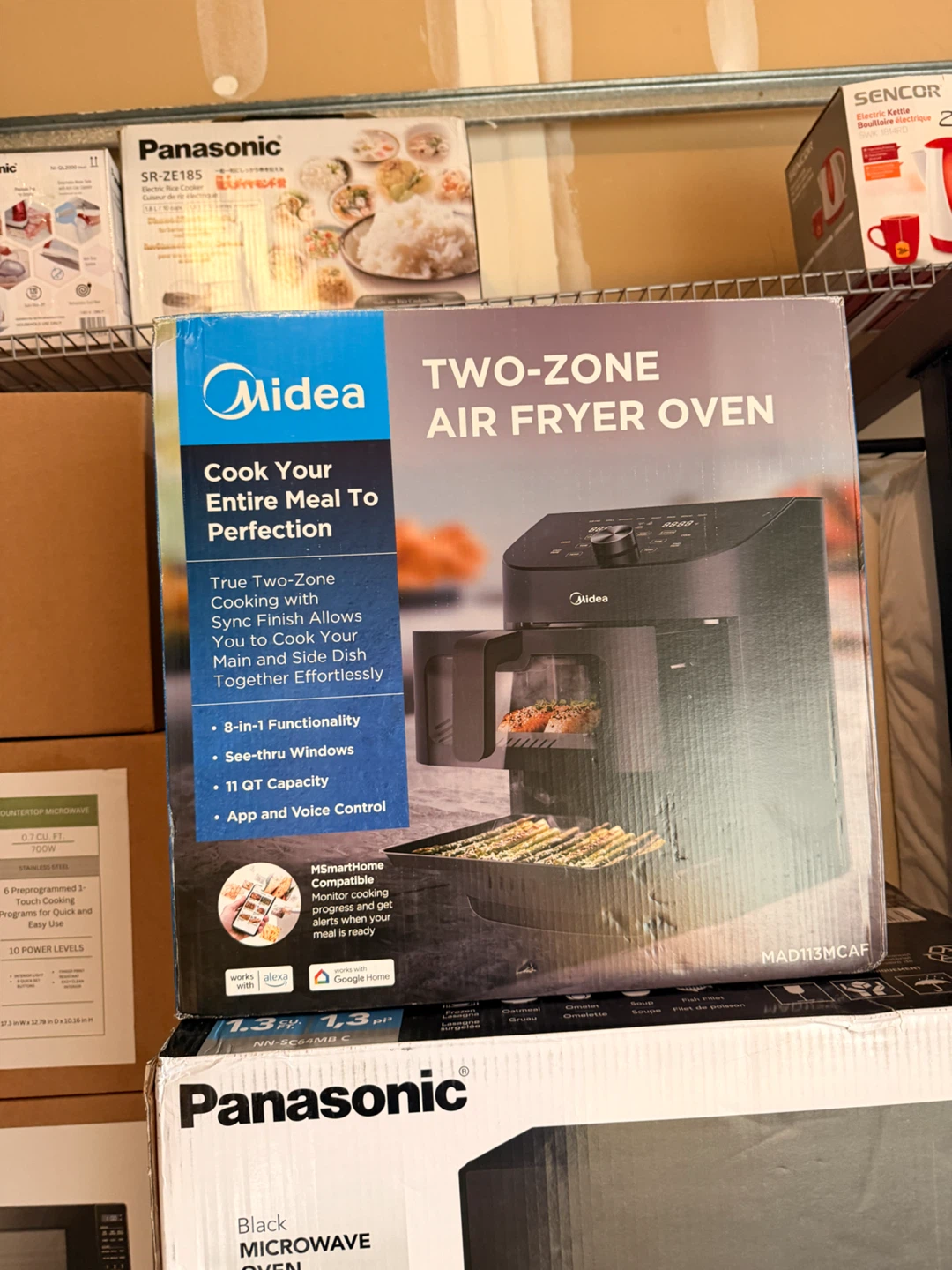 100$Midea Two-Zone Air Fryer Oven 11 QT - photo 3