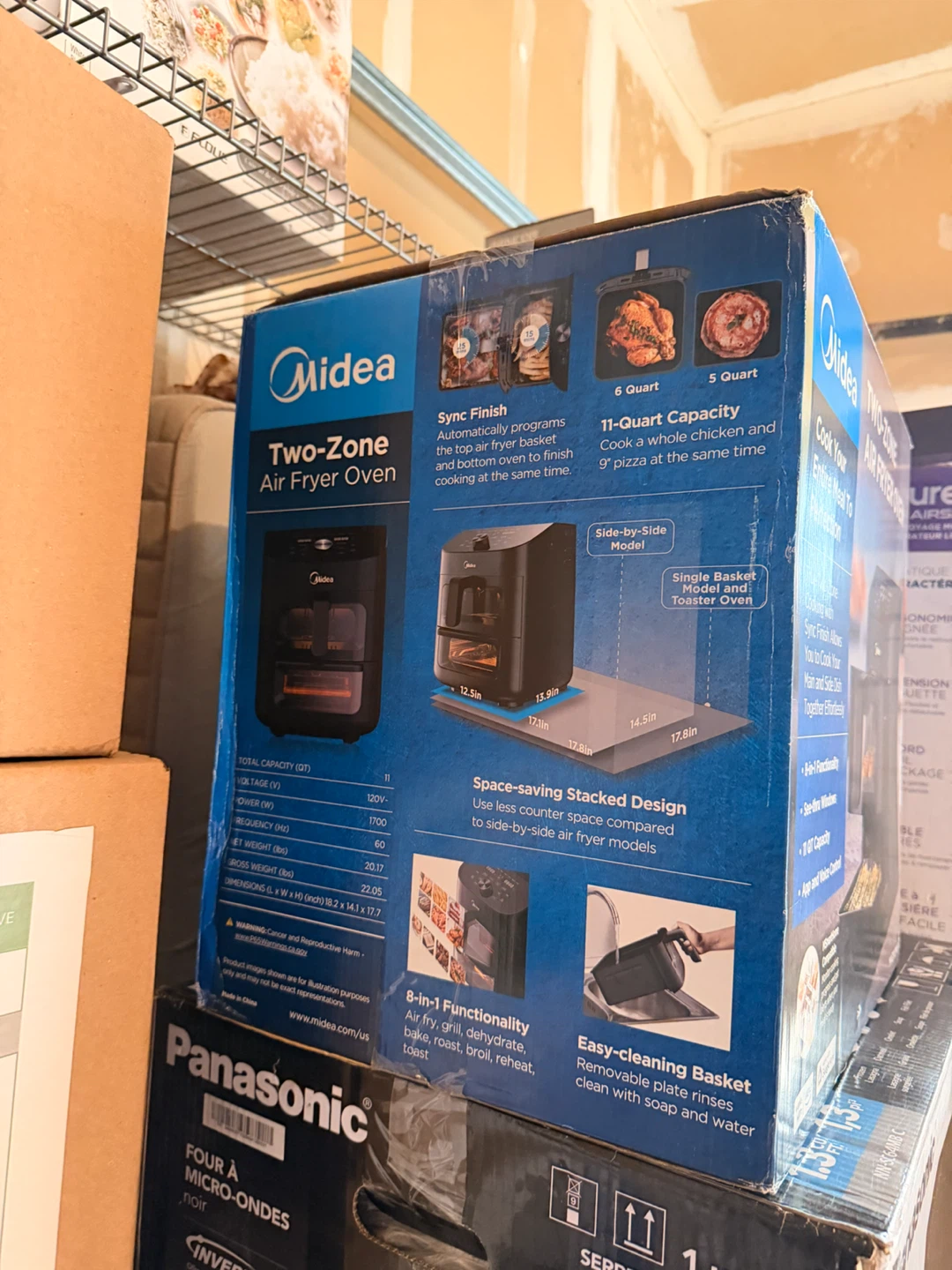 100$Midea Two-Zone Air Fryer Oven 11 QT - photo 4