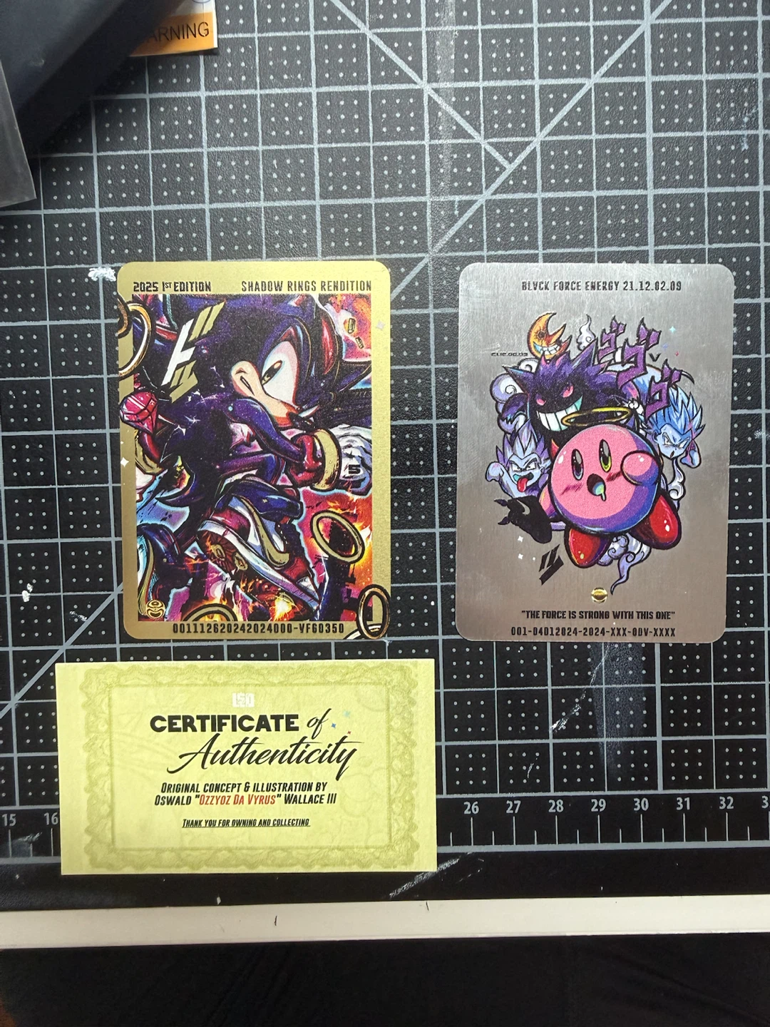 Metal Trading Card Set