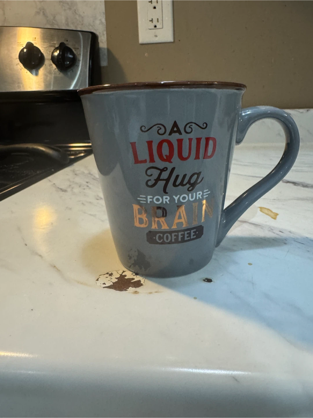 A Liquid Hug For Your Brain Coffee Mug