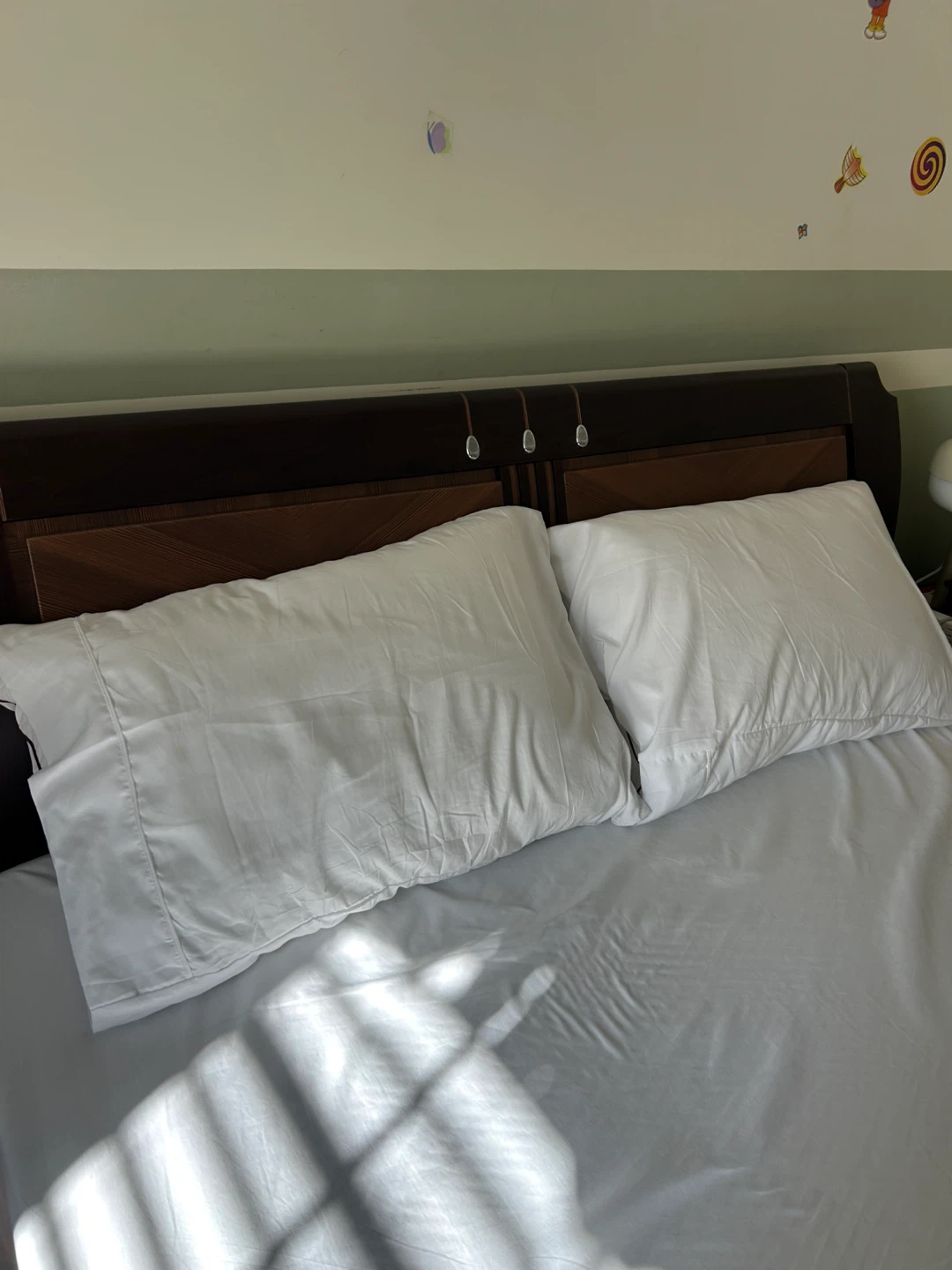 A pair of pillows(plus, cases)