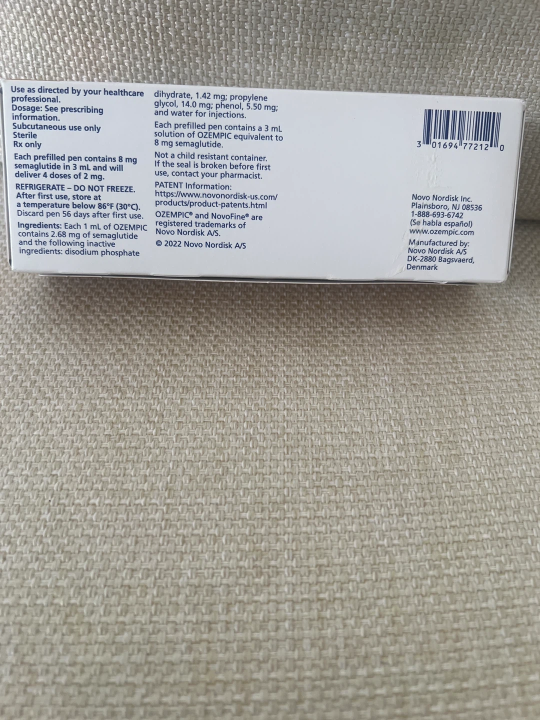 Ozempic 8mg/3ml Prefilled Pen - photo 2
