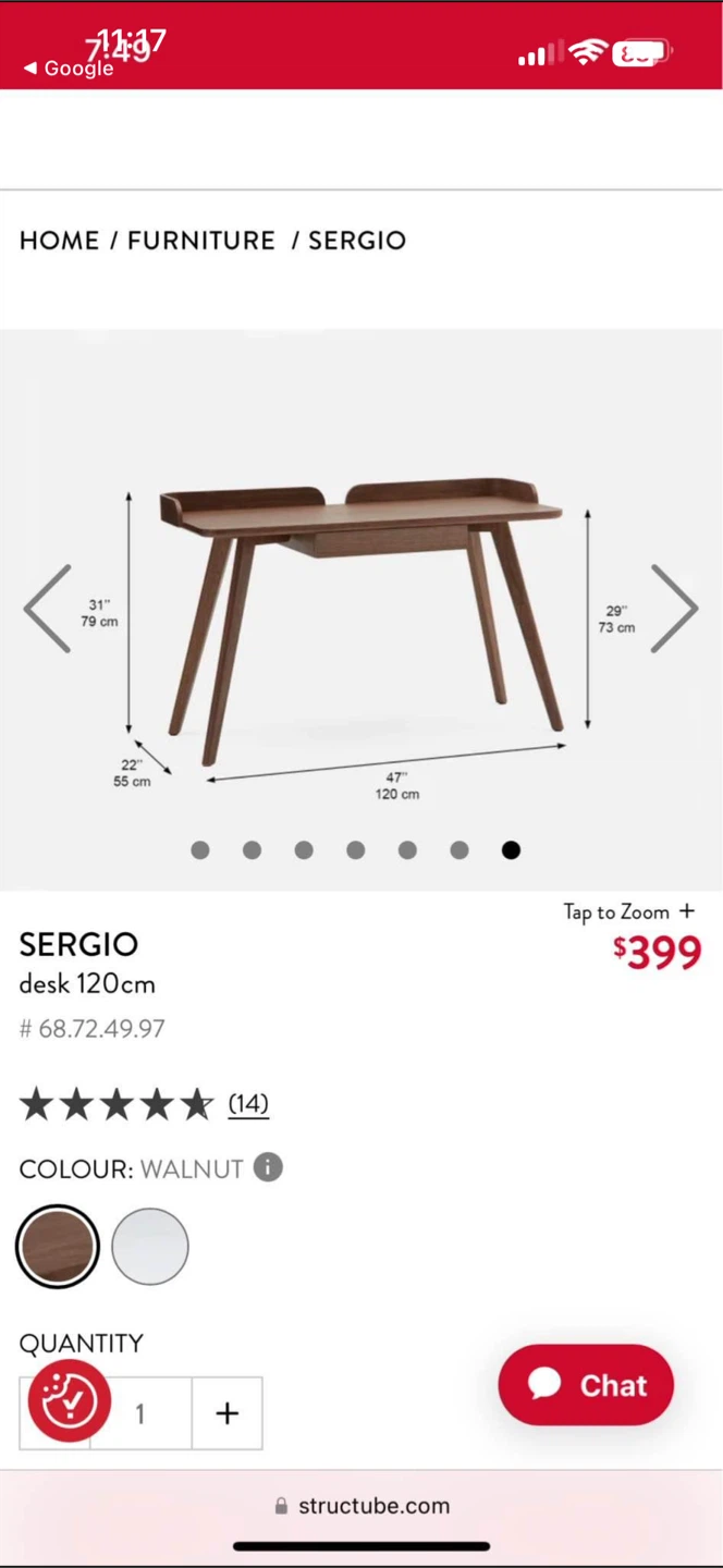 Structube Sergio Desk - photo 2