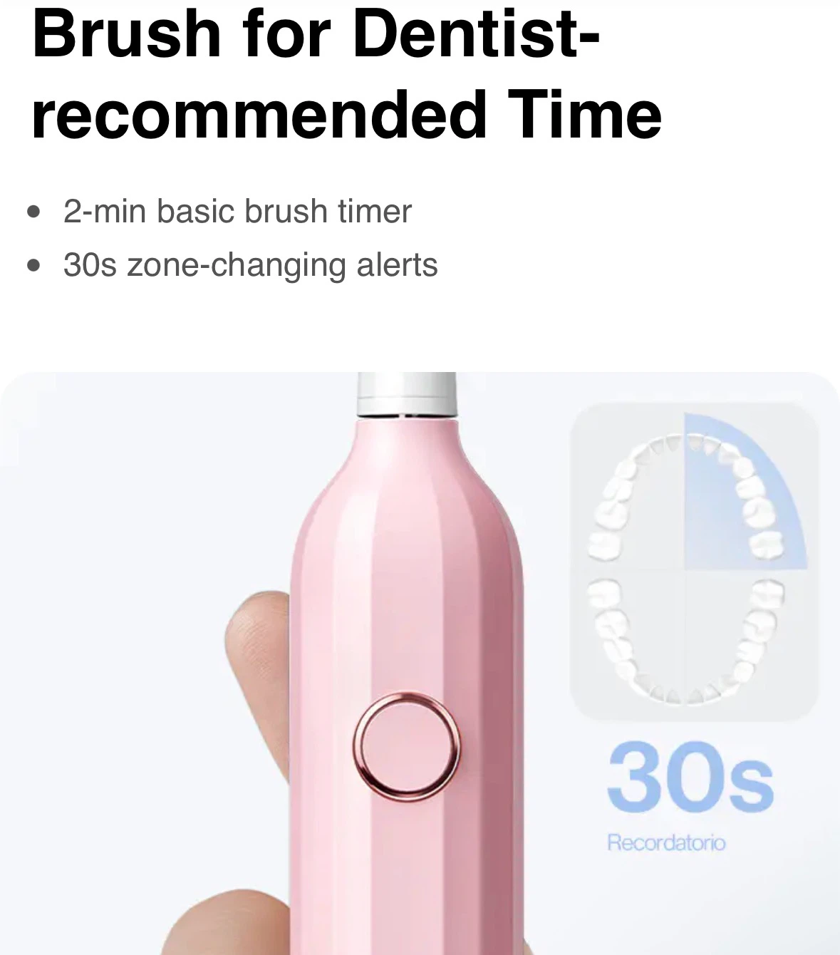 usmile Electric Y1S Toothbrush Pink - photo 5