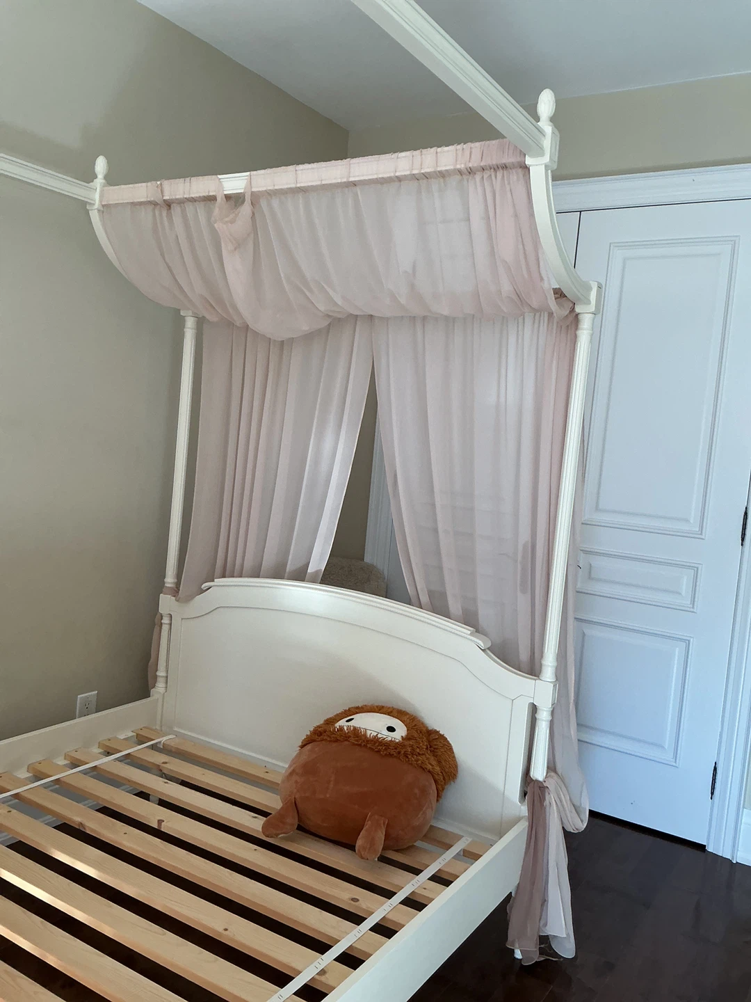 Cream Canopy Bed Frame - photo 3