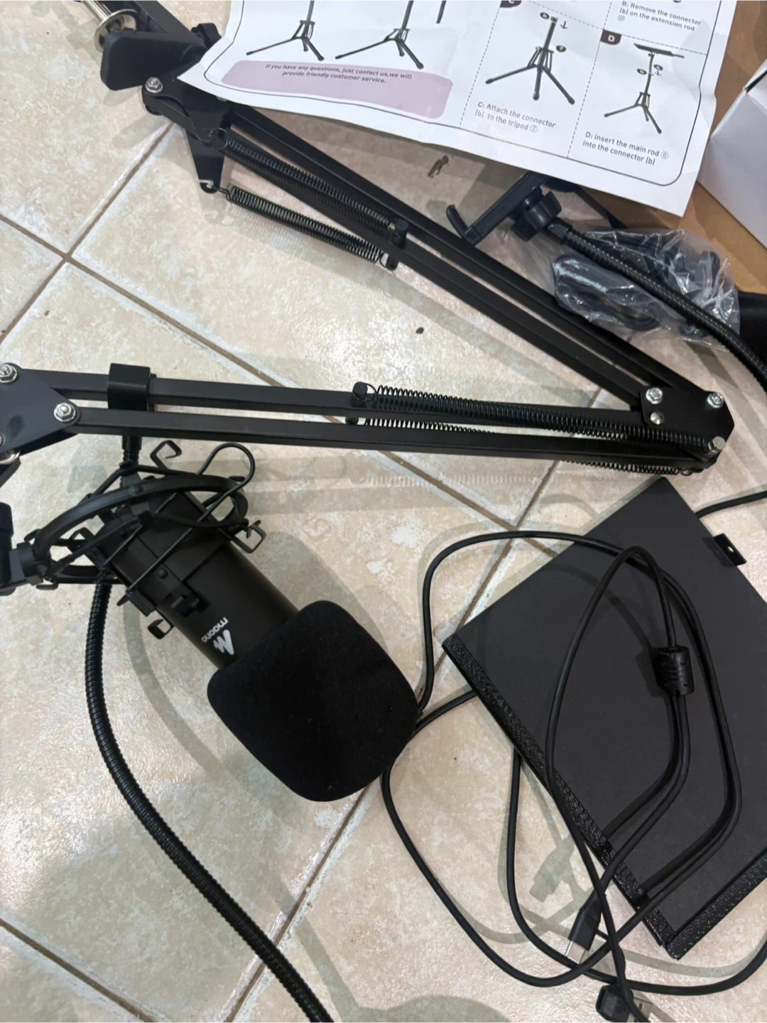 Maono Microphone Kit with Boom Arm - photo 5