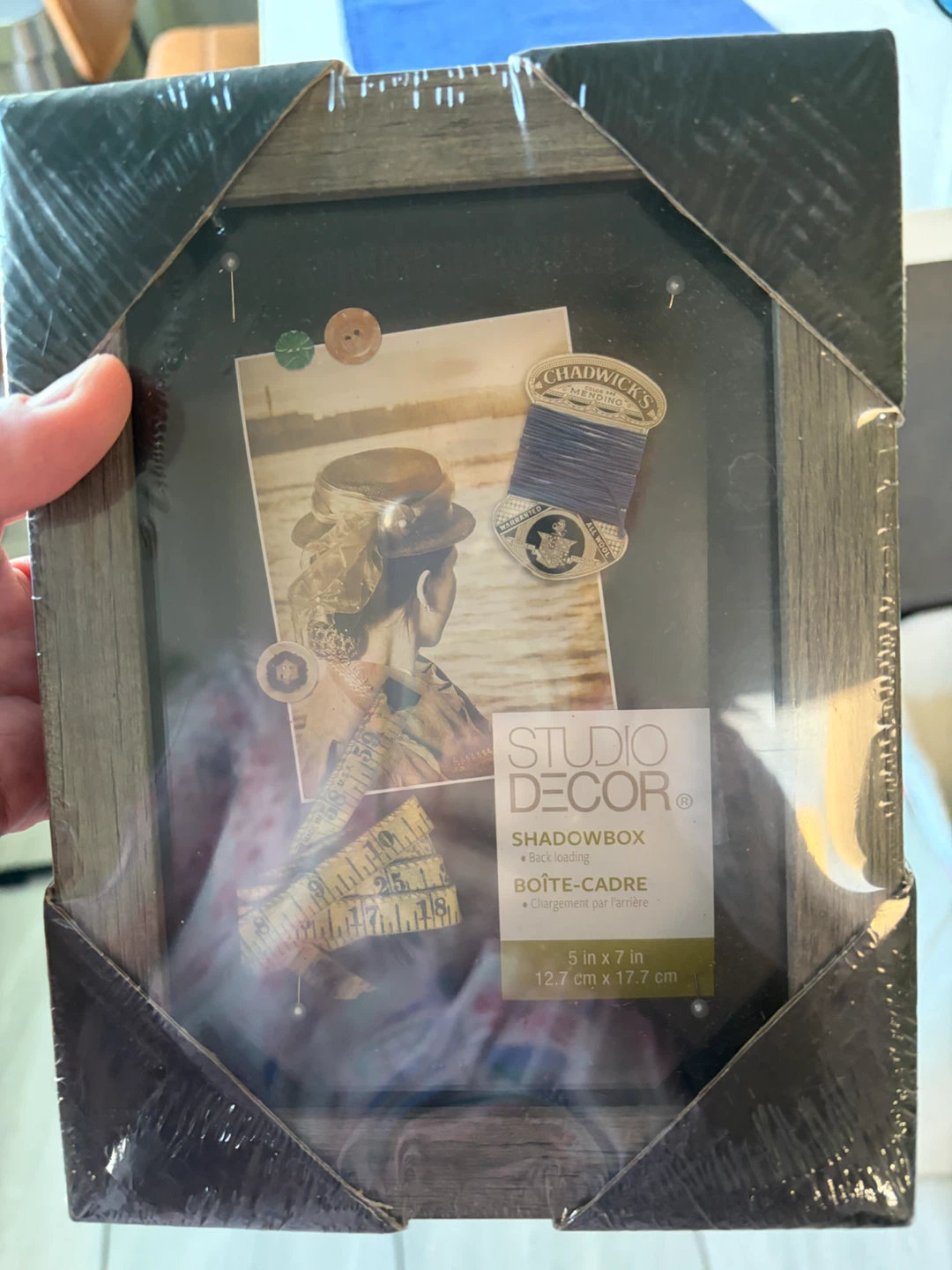 Studio  5x7” Shadow Box Rectangle Photo Wooden