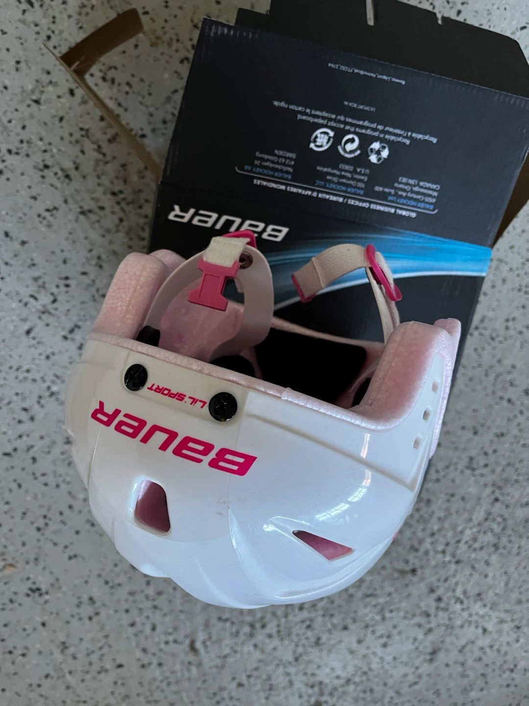Bauer Lil Sport Youth Hockey Helmet - Pink - photo 4