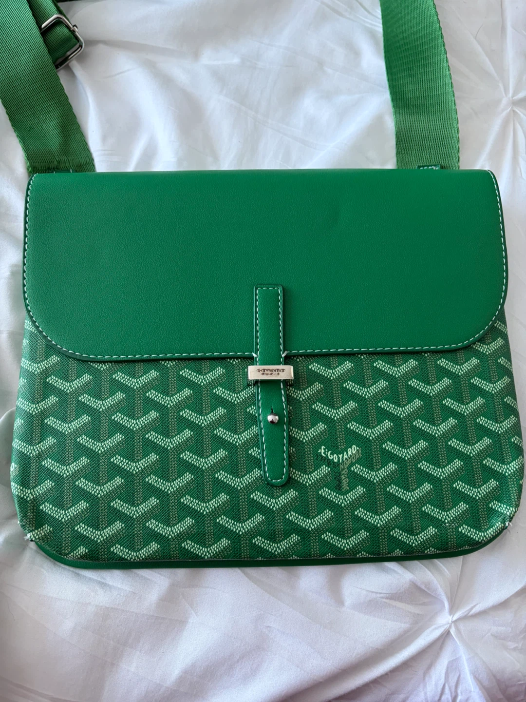 Green Messenger Bag