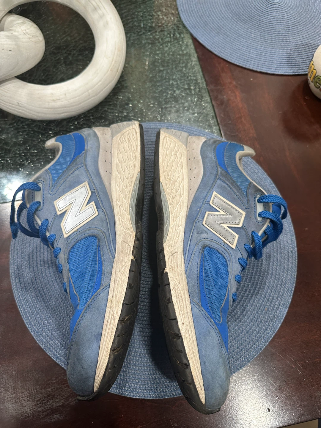 New Balance 2002r blue sneakers in US 12 - photo 2