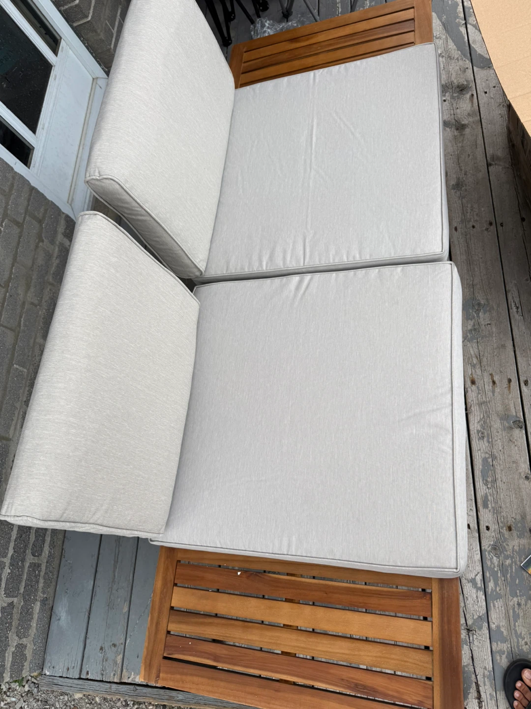 Outdoor Sofa with Side Table - New - photo 2