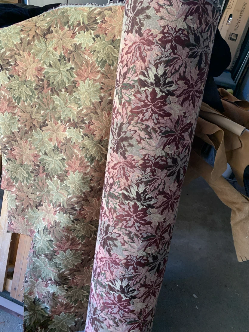 Floral Pattern Upholstery Fabric Roll