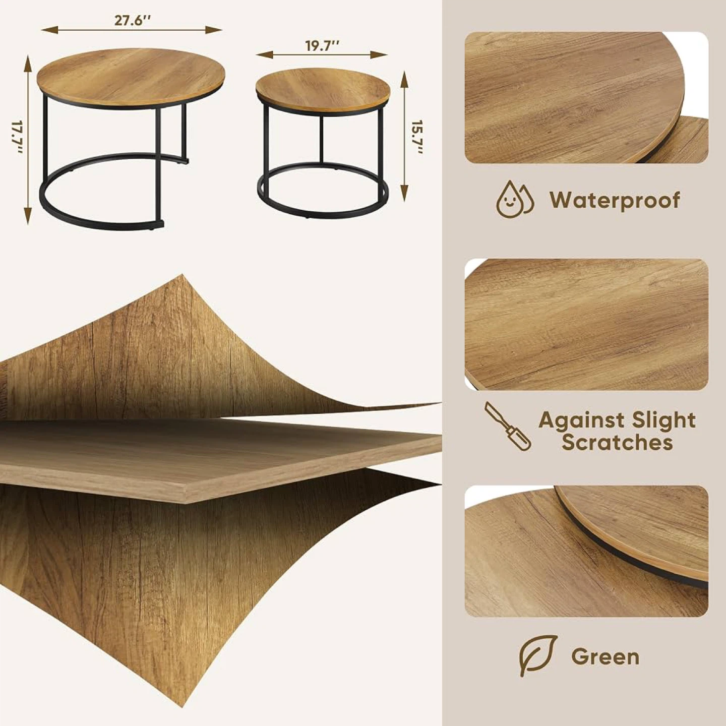 Nesting Coffee Table Set