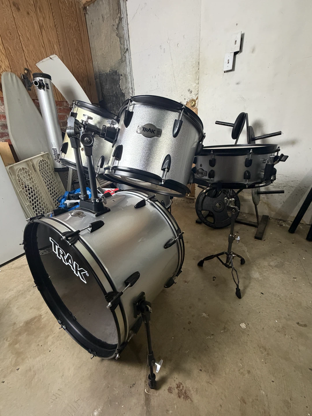 Trak Silver Drum Kit