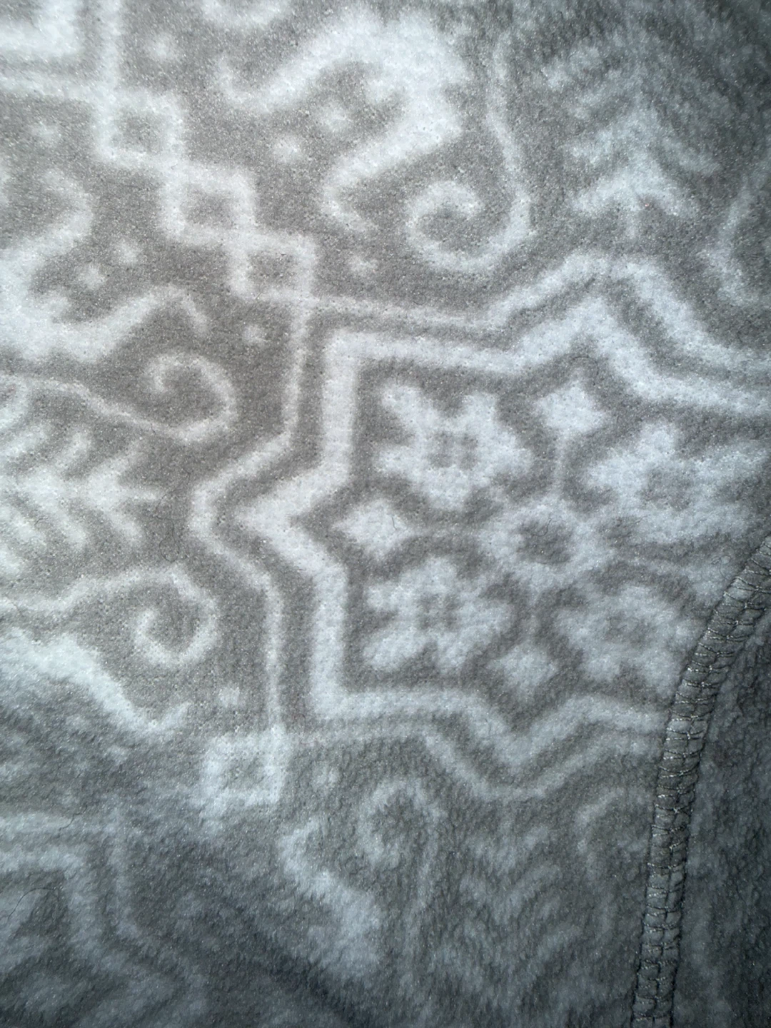 Lands' End pattern fleece quarter-zip - photo 4