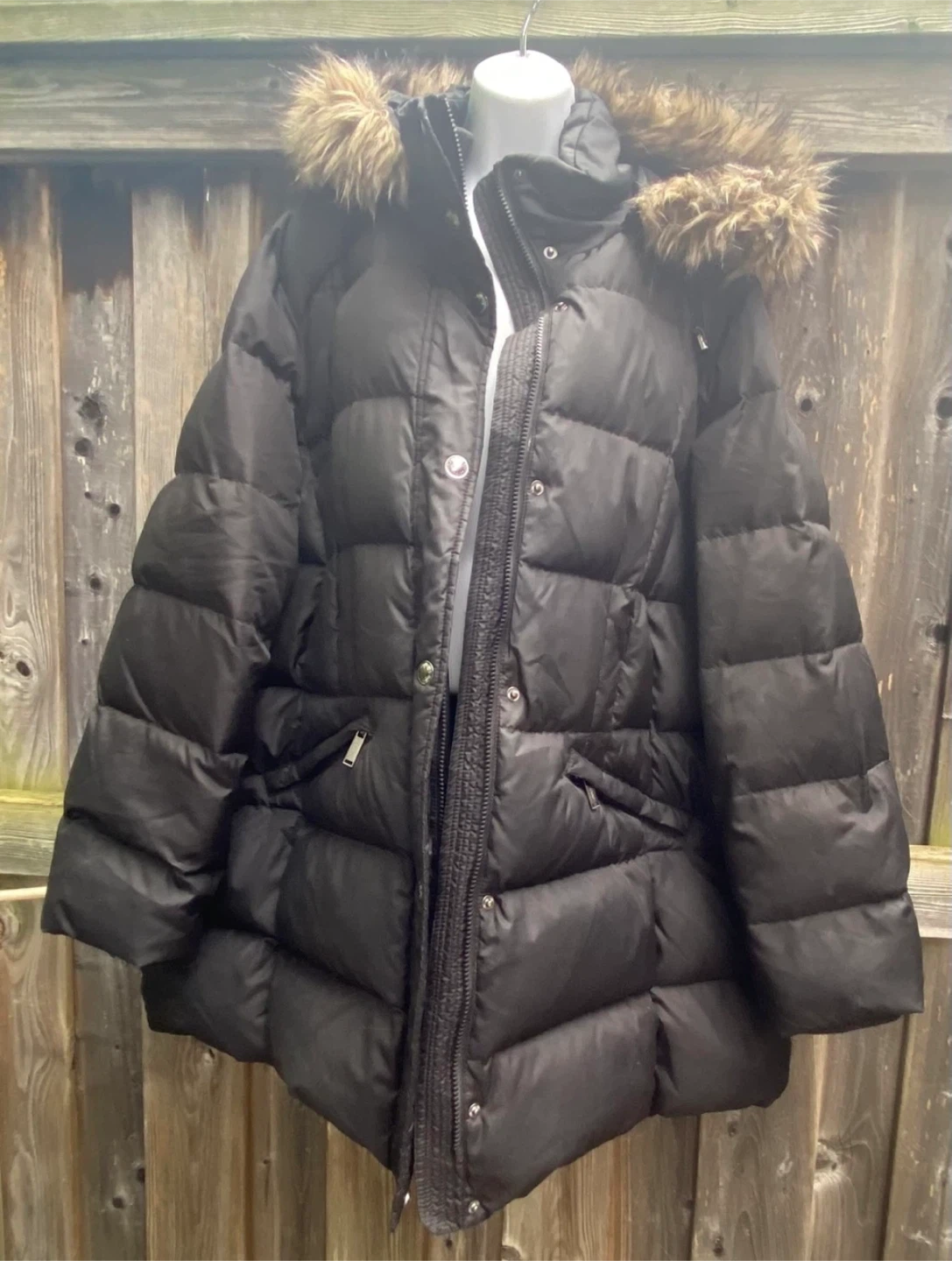 London Fog Black Quilted Puffer Jacket - photo 2