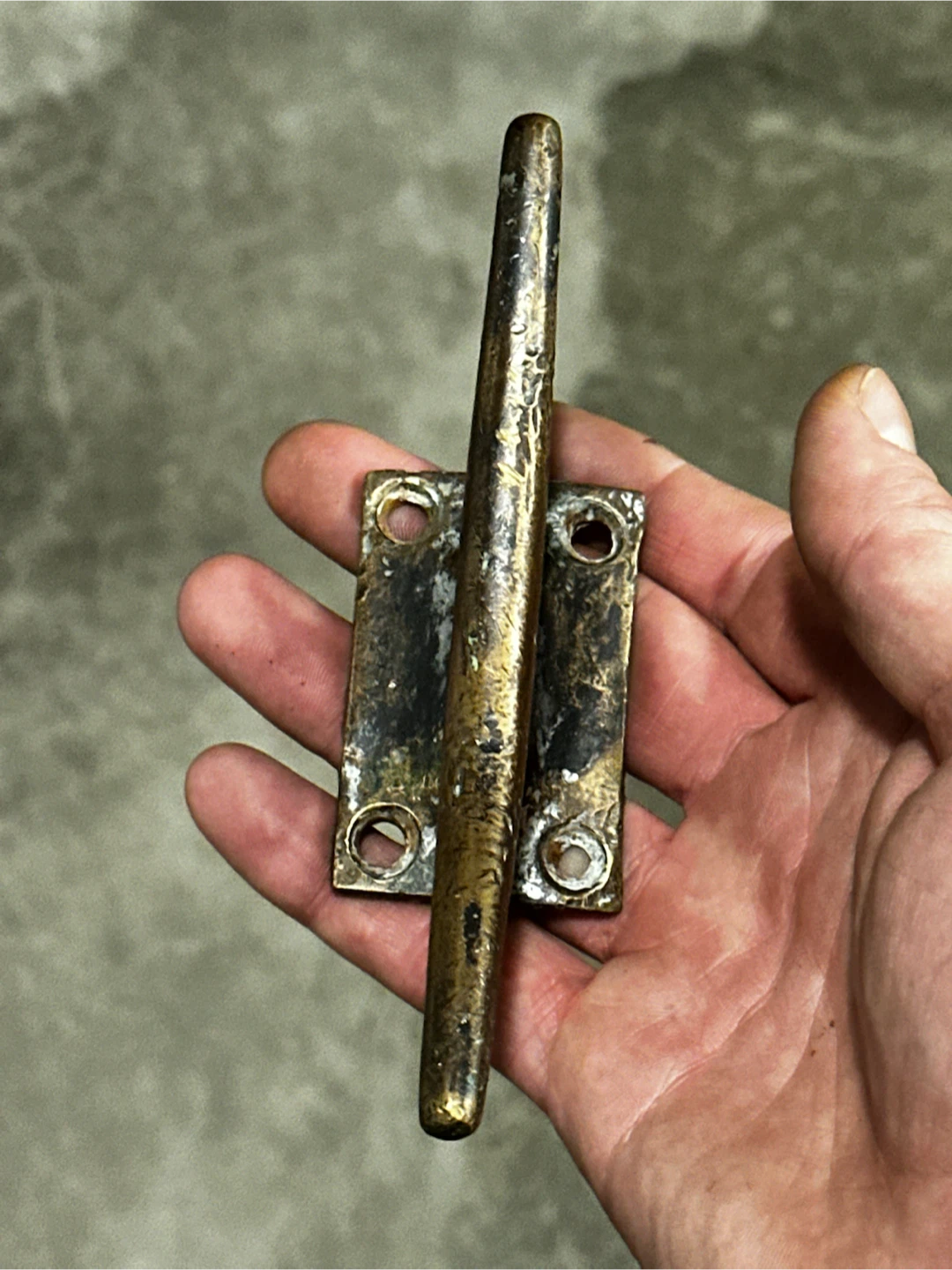 Antique Solid Brass Marine Rope Cleat Boat Hardware - photo 2