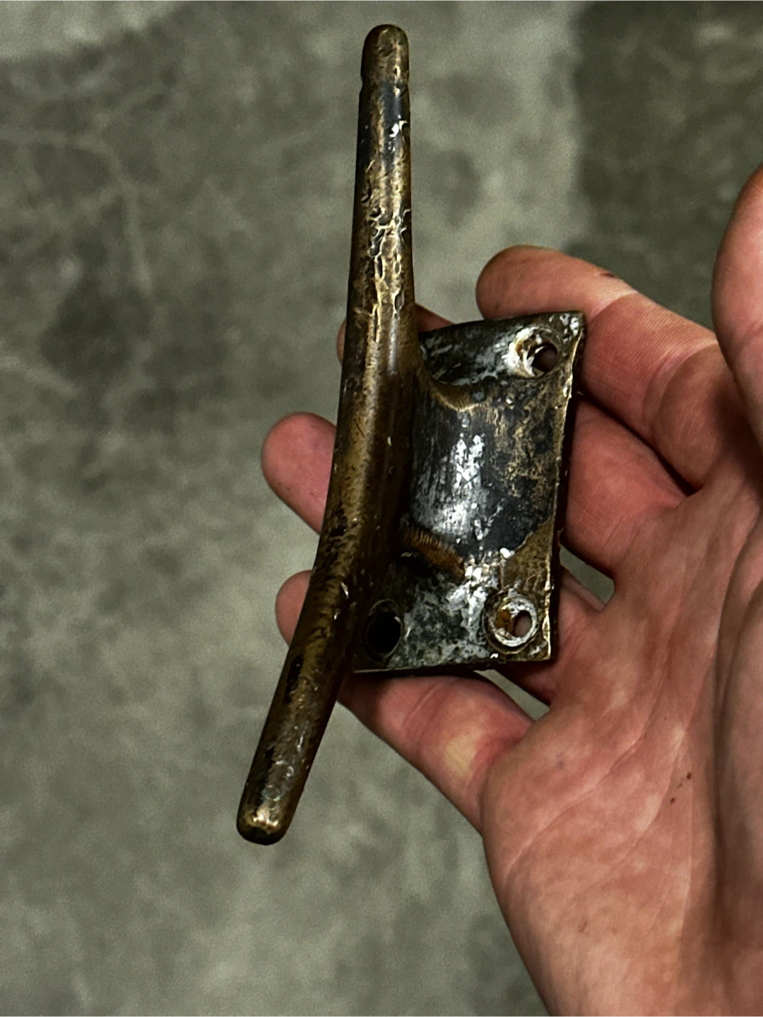 Antique Solid Brass Marine Rope Cleat Boat Hardware - photo 3