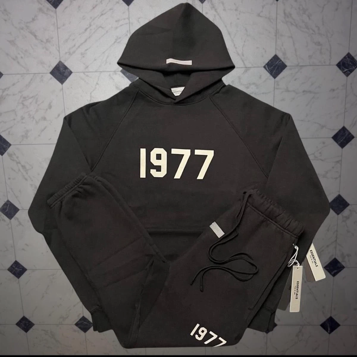 Fear of God Essentials 1977 Hoodie and Sweatpants Set
