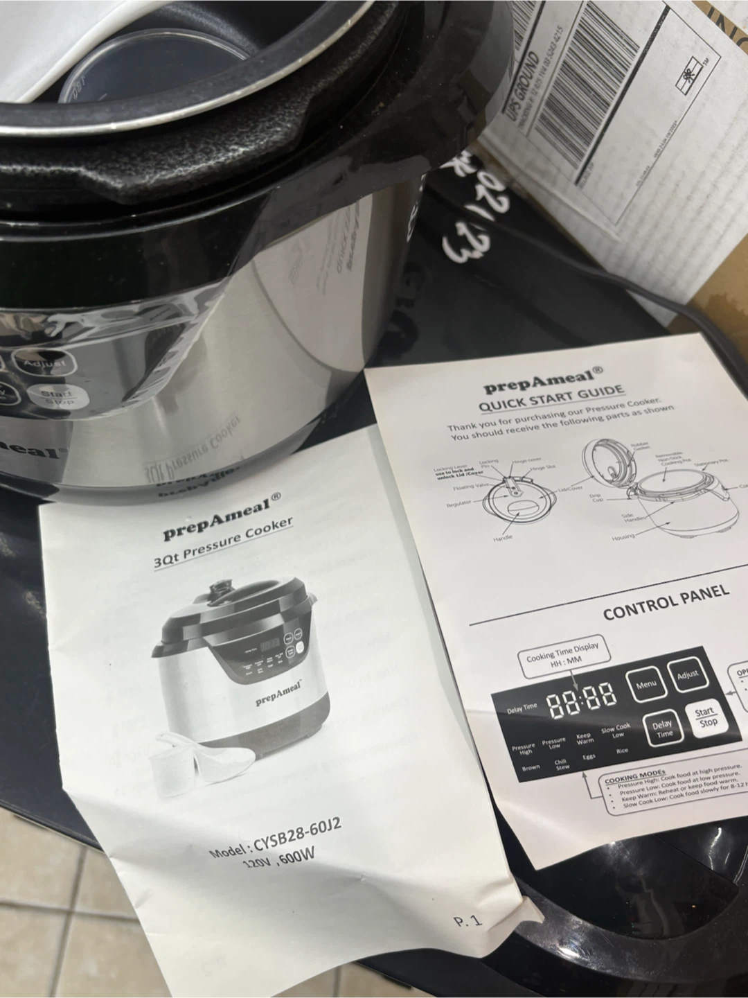 prepAmeal 3Qt Pressure Cooker CYSB28-60J2 - photo 4