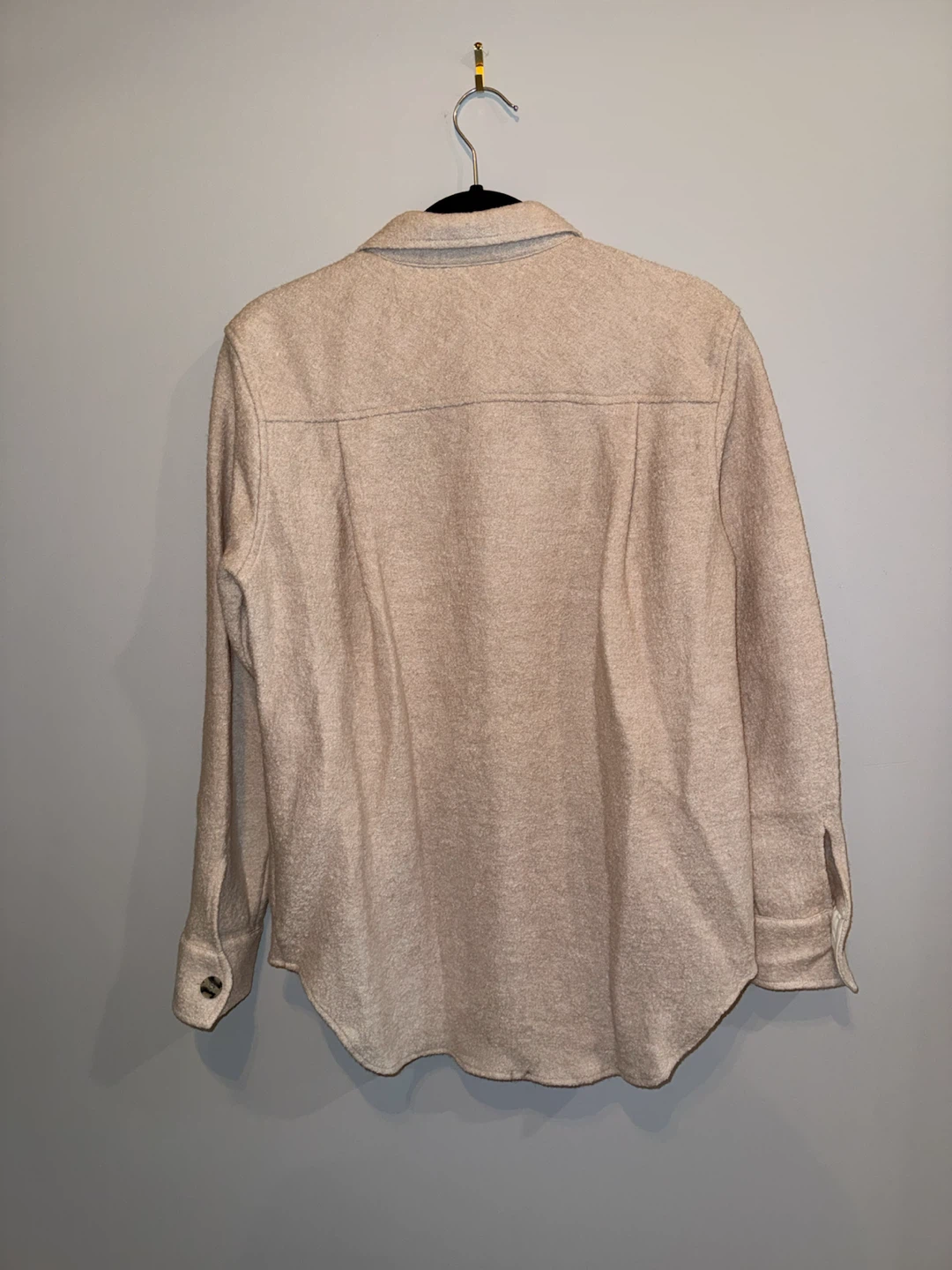 RW&CO Button-Up Shirt Jacket Beige - photo 3