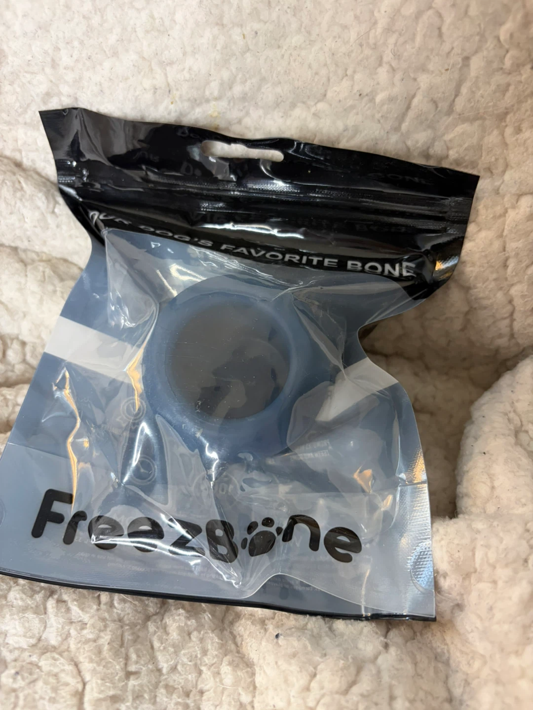 Freezbone Refillable Dog Chew Small Navy