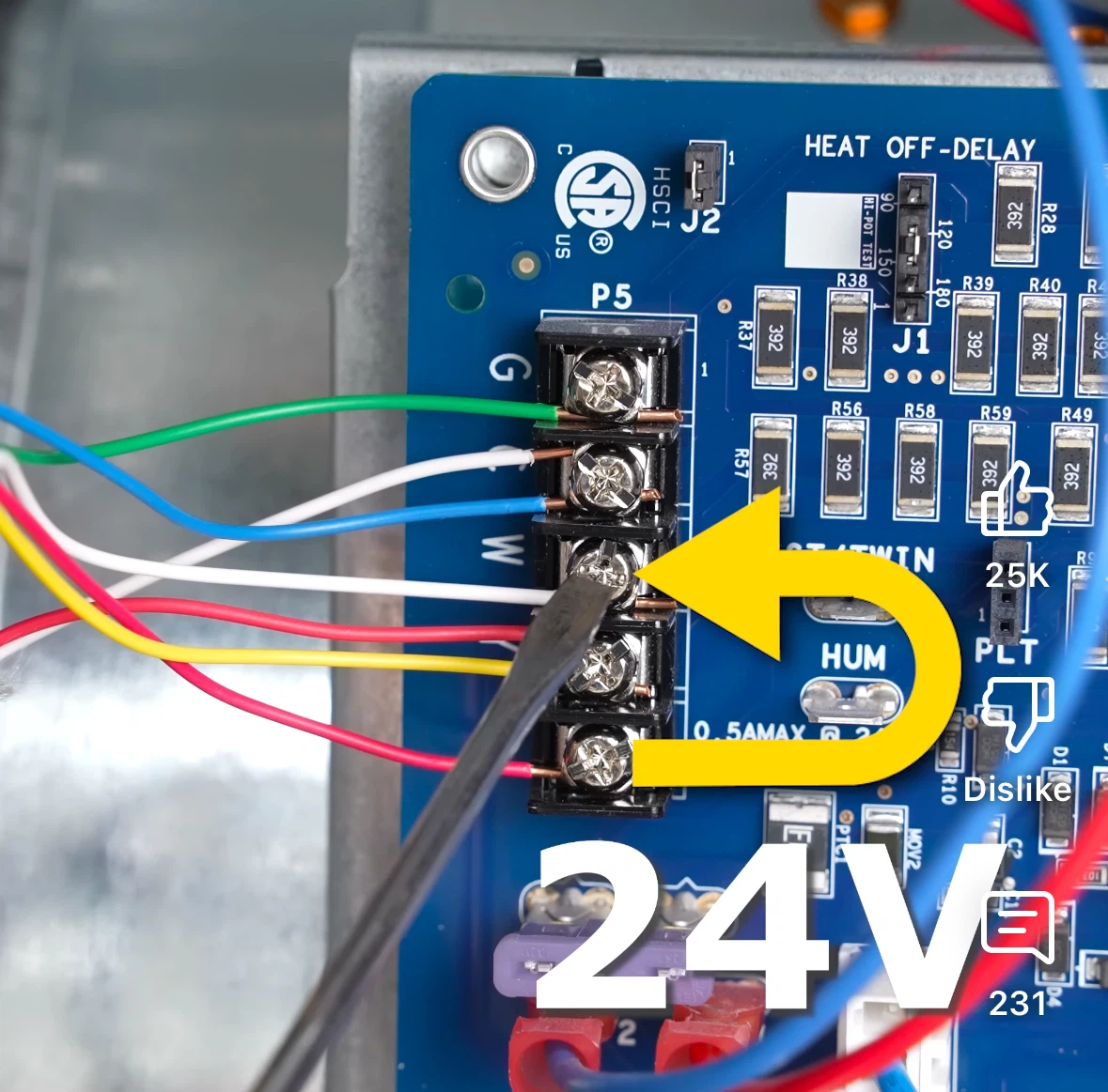 Thermostat installation