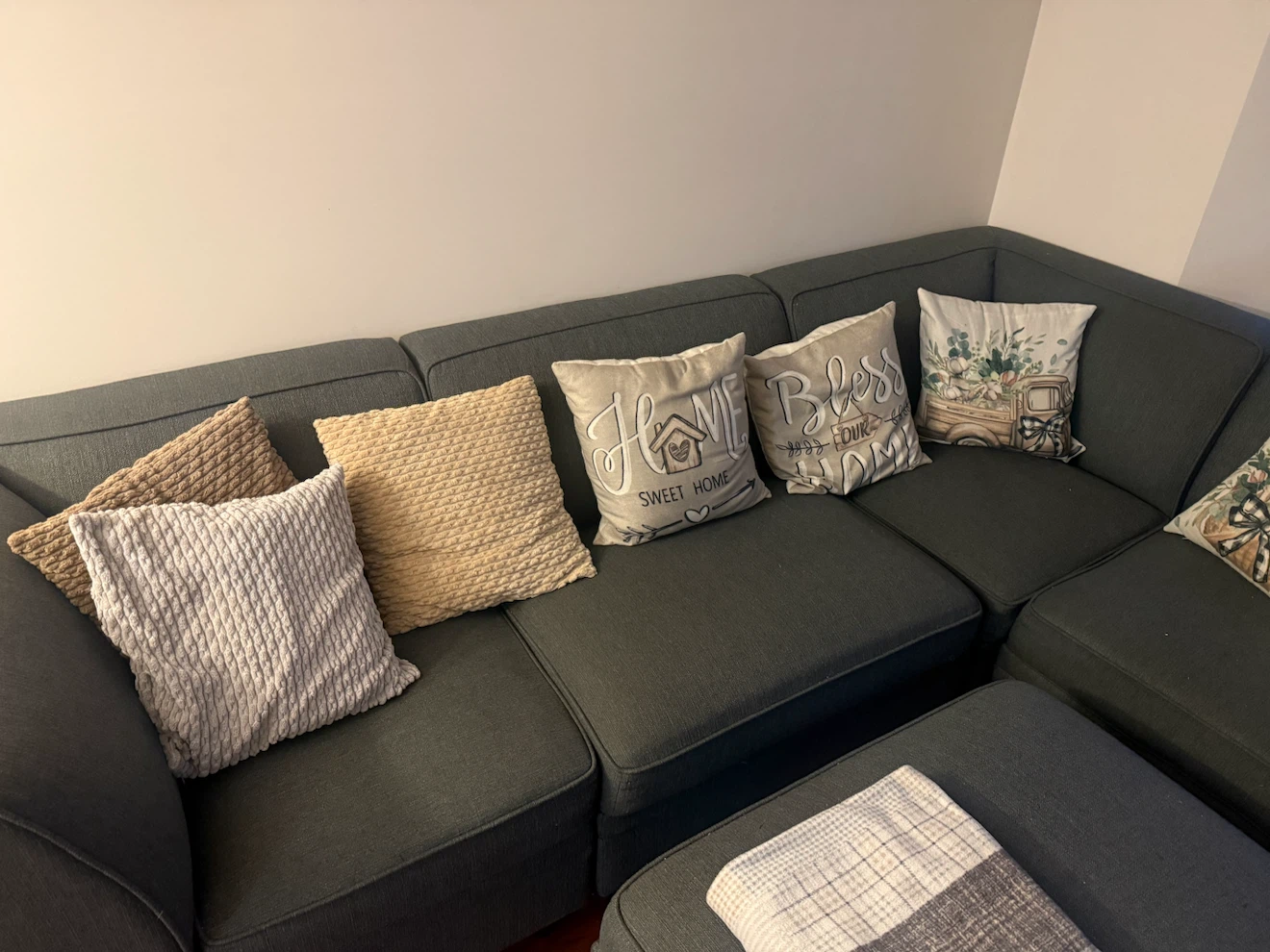 Détachable couch with ottoman - photo 3