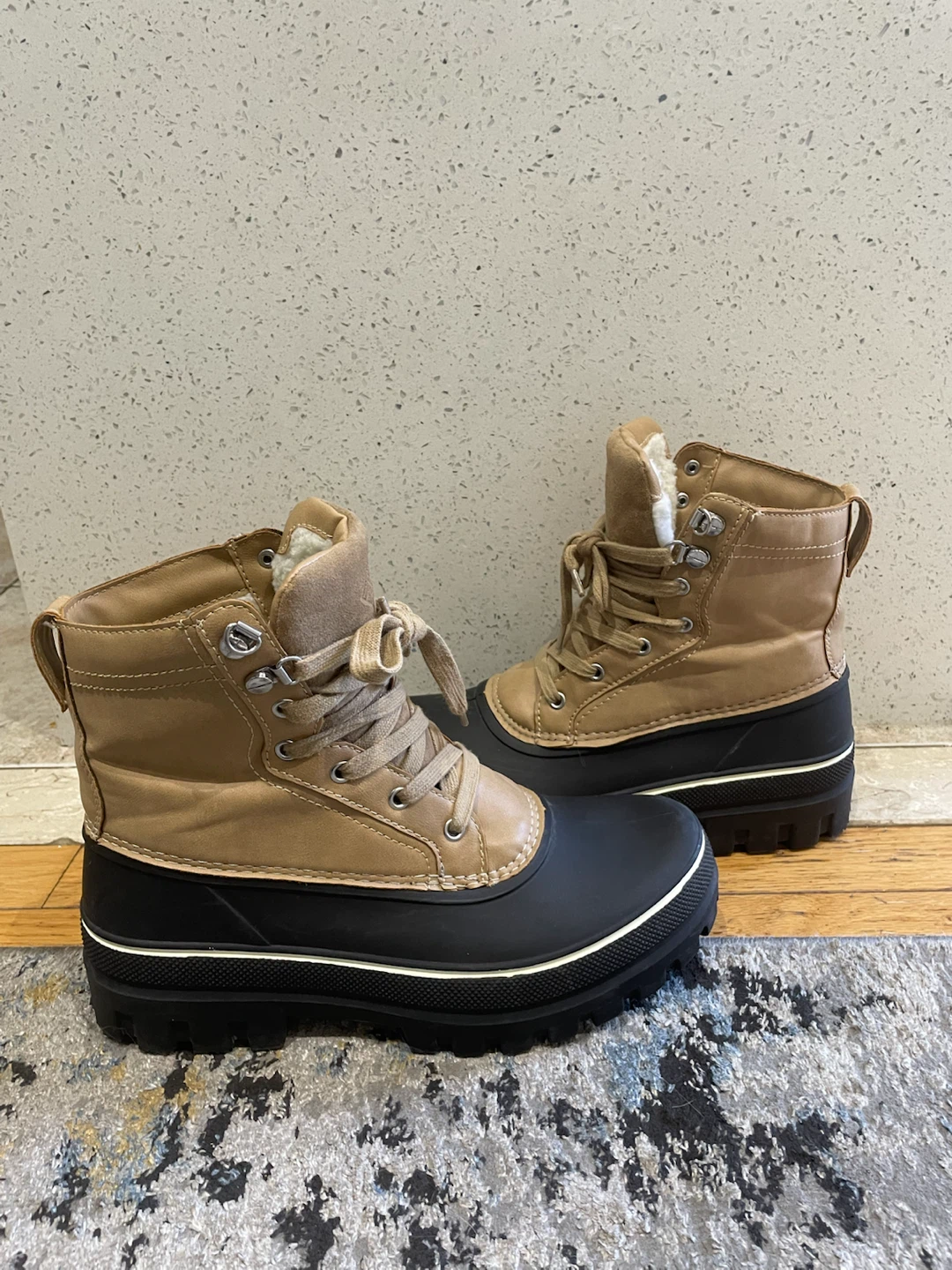 Call It Spring Tan and Black Winter Boots - photo 2